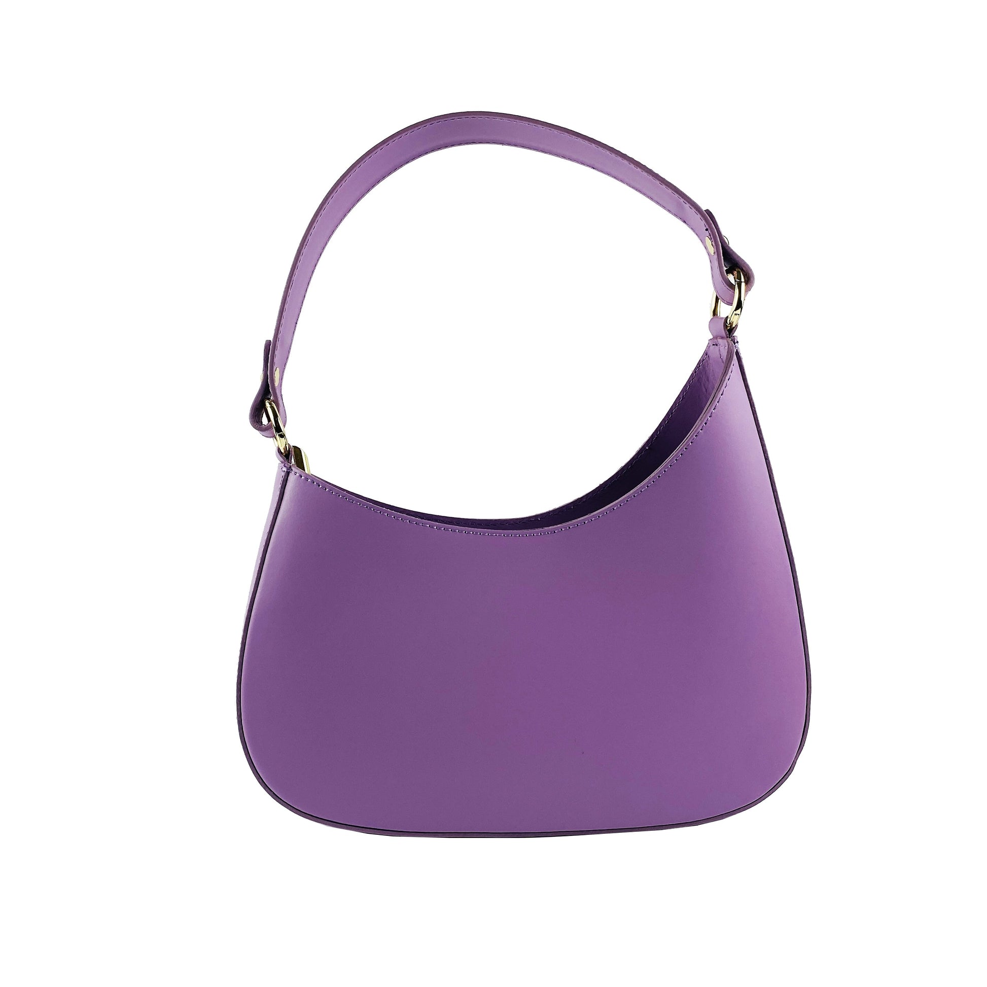 Women's Shoulder Bag and Removable Shoulder Strap in Genuine Leather
