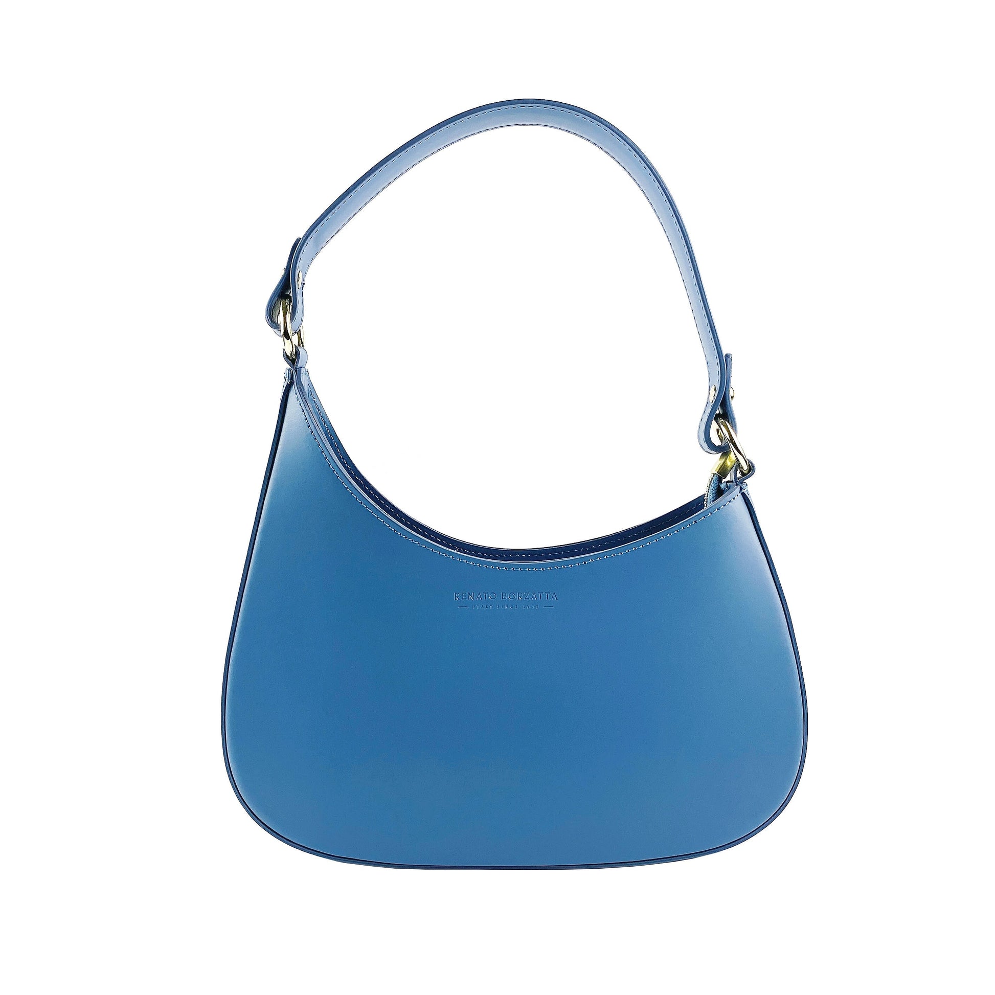 Women's Shoulder Bag with Removable Shoulder Strap in Genuine Leather
