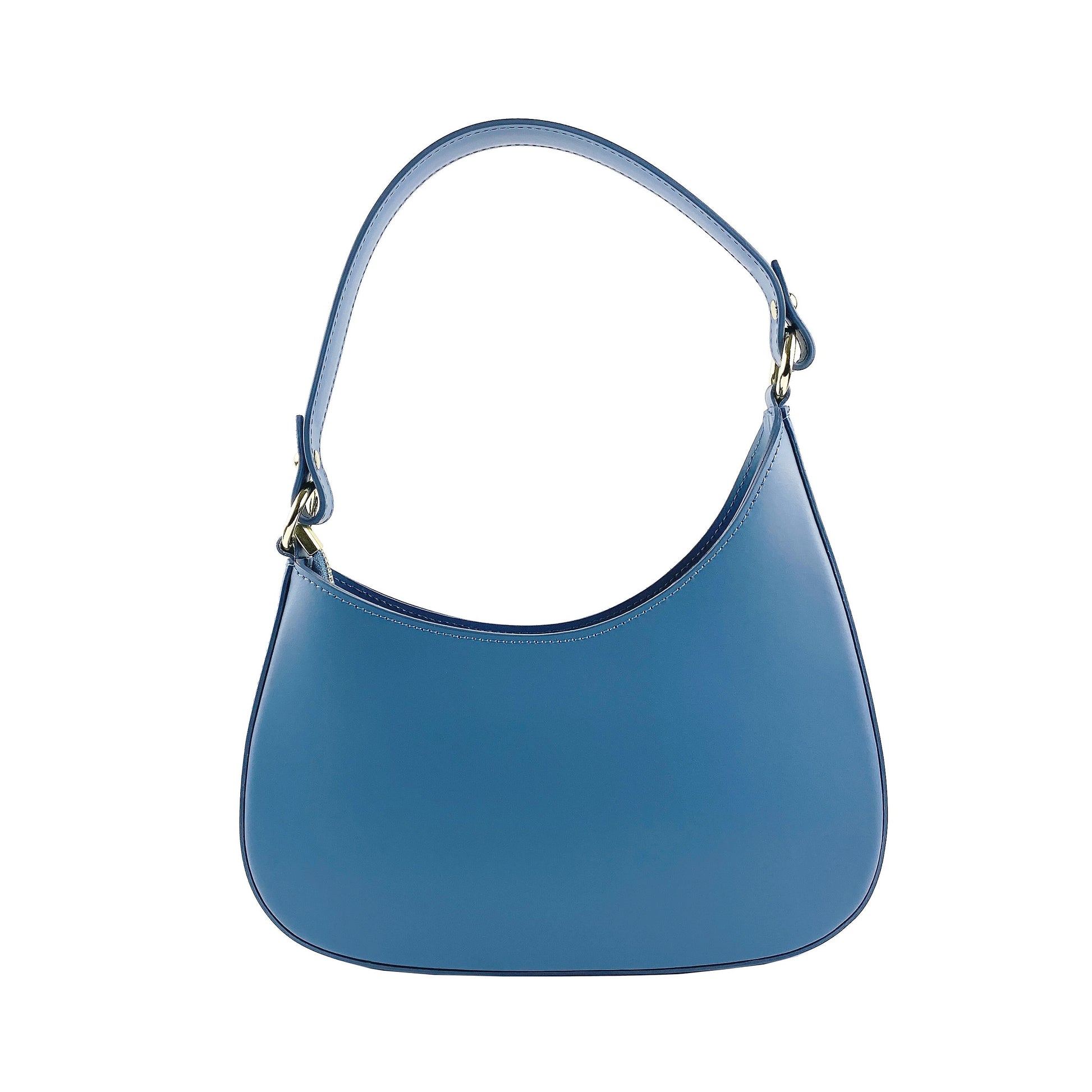 Women's Shoulder Bag with Removable Shoulder Strap in Genuine Leather