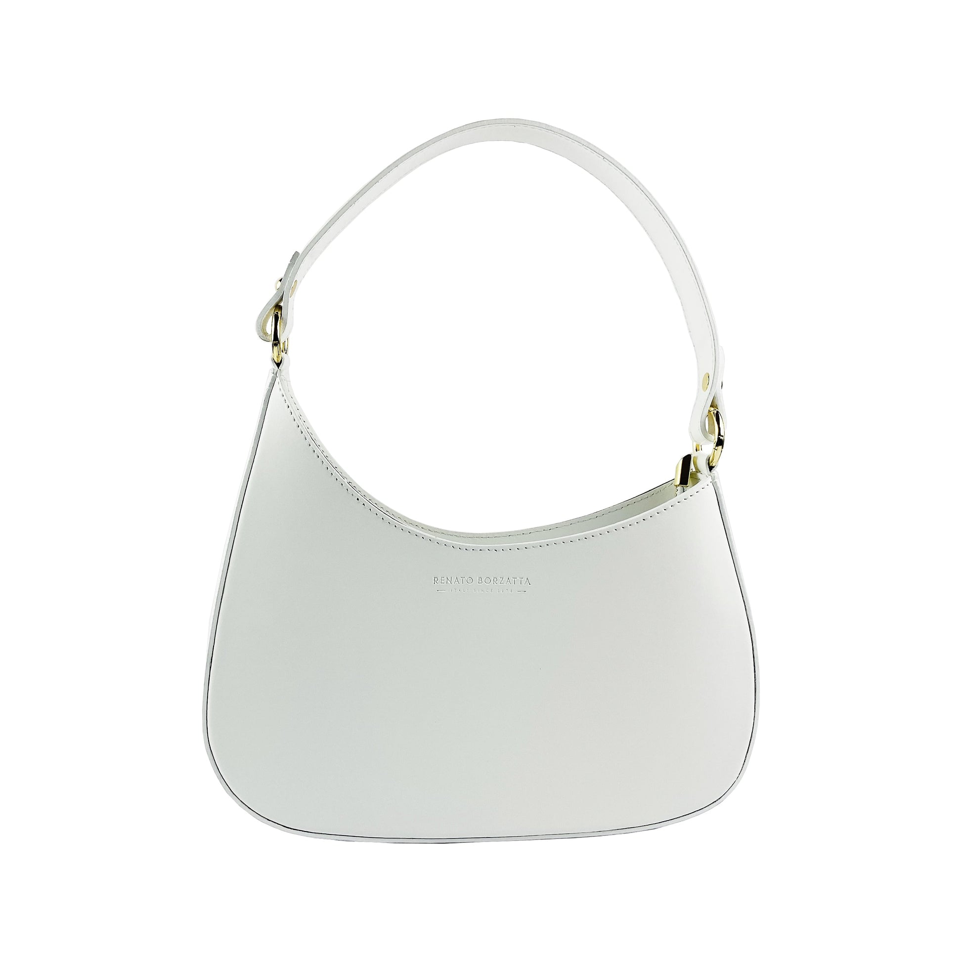 Women's Shoulder Bag with Removable Strap in Genuine Leather