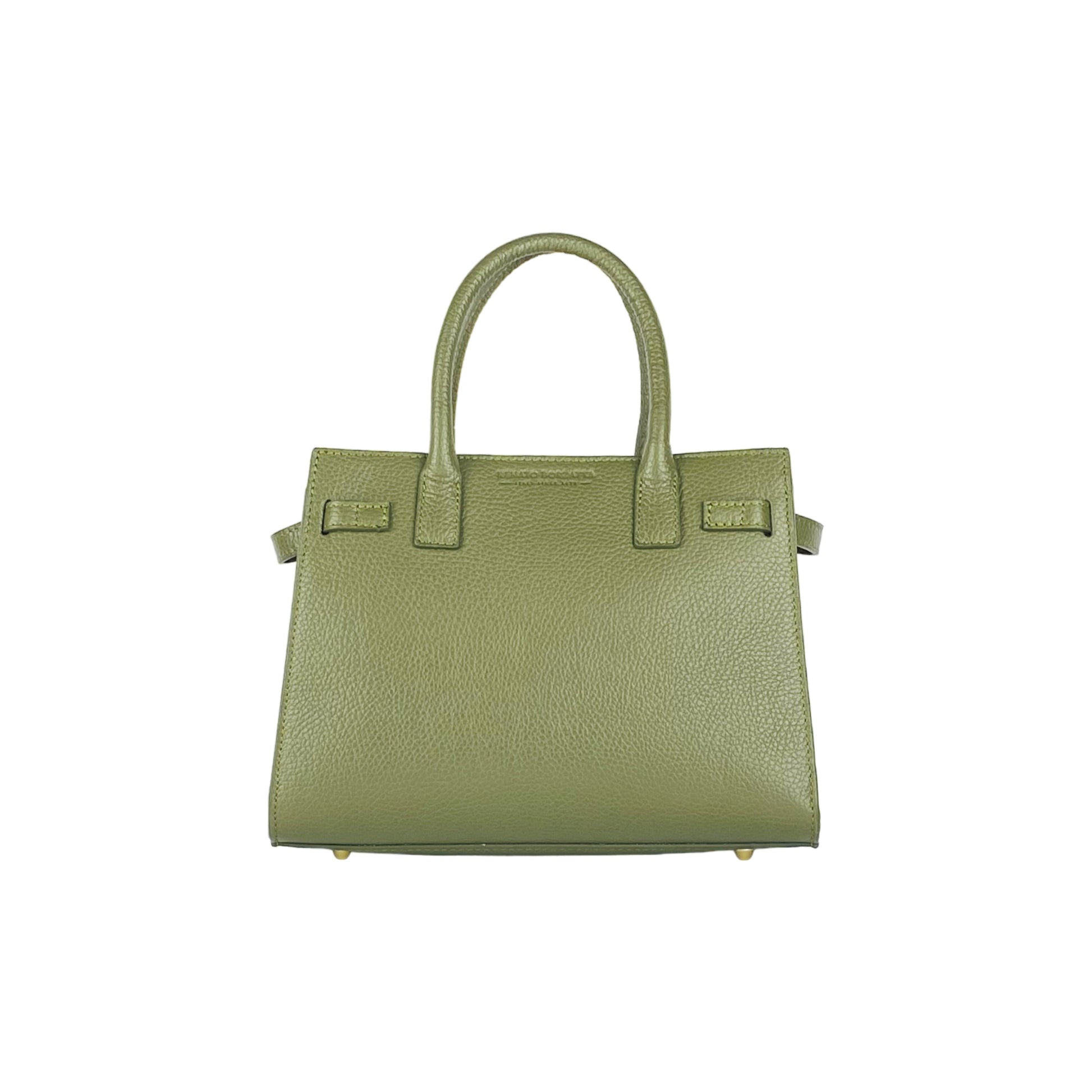 Women's Handbag in Genuine Leather Made in Italy with Shoulder Strap