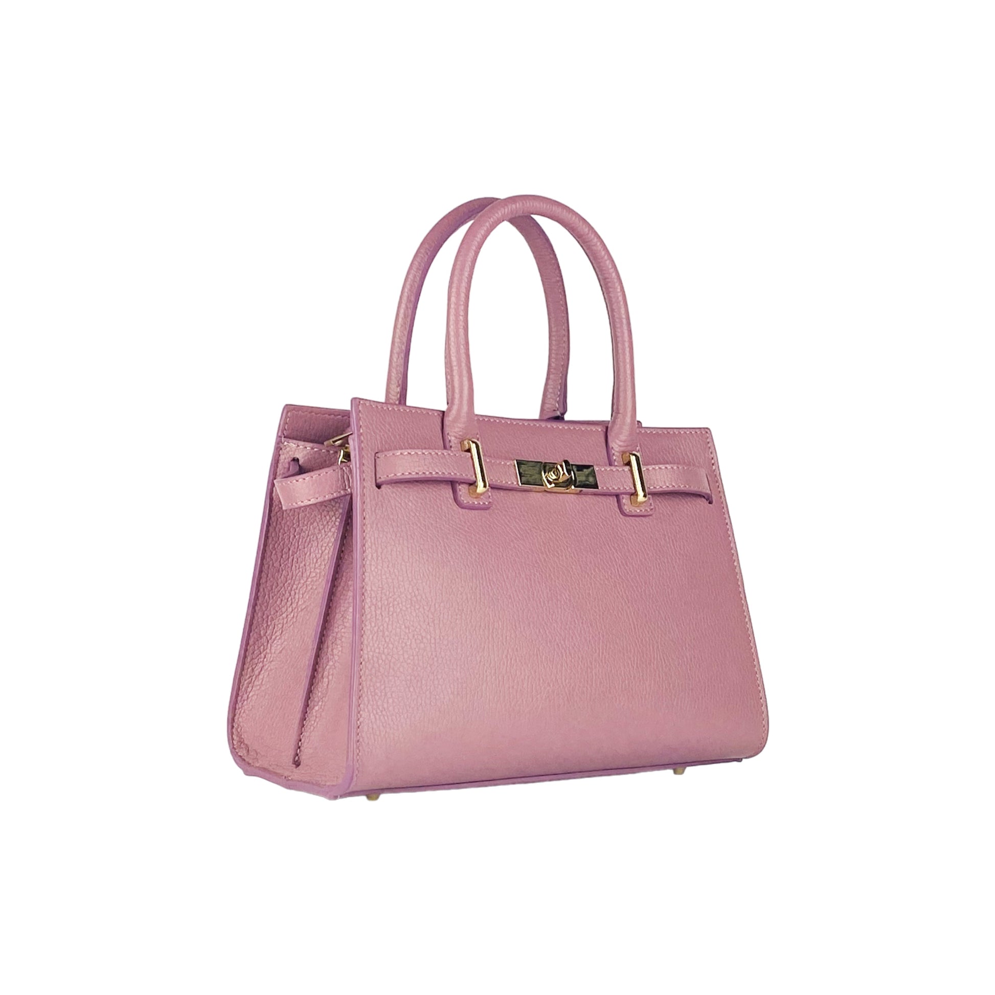Women's Handbag in Genuine Leather with Shoulder Strap
