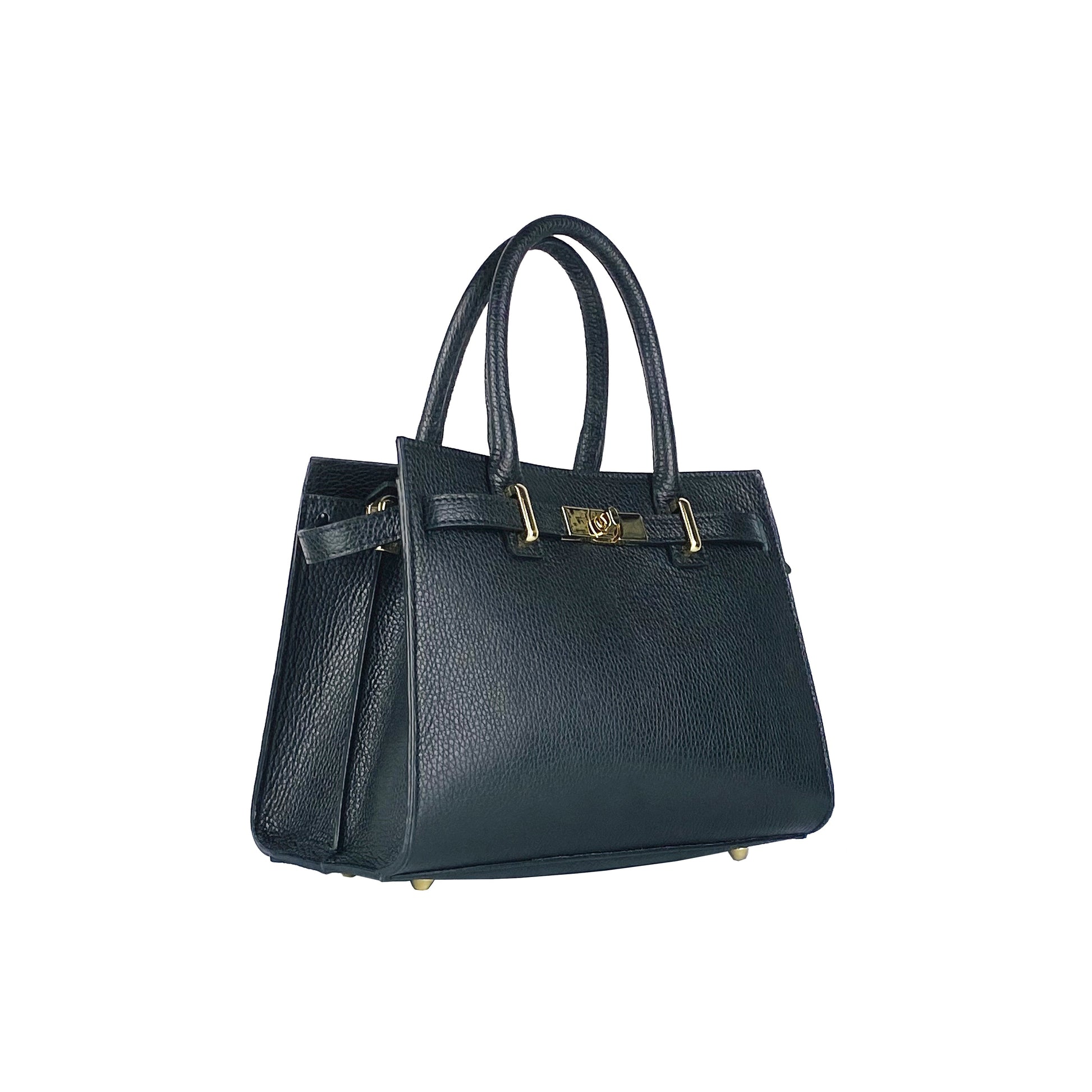 Women's Handbag in Genuine Leather with Shoulder Strap