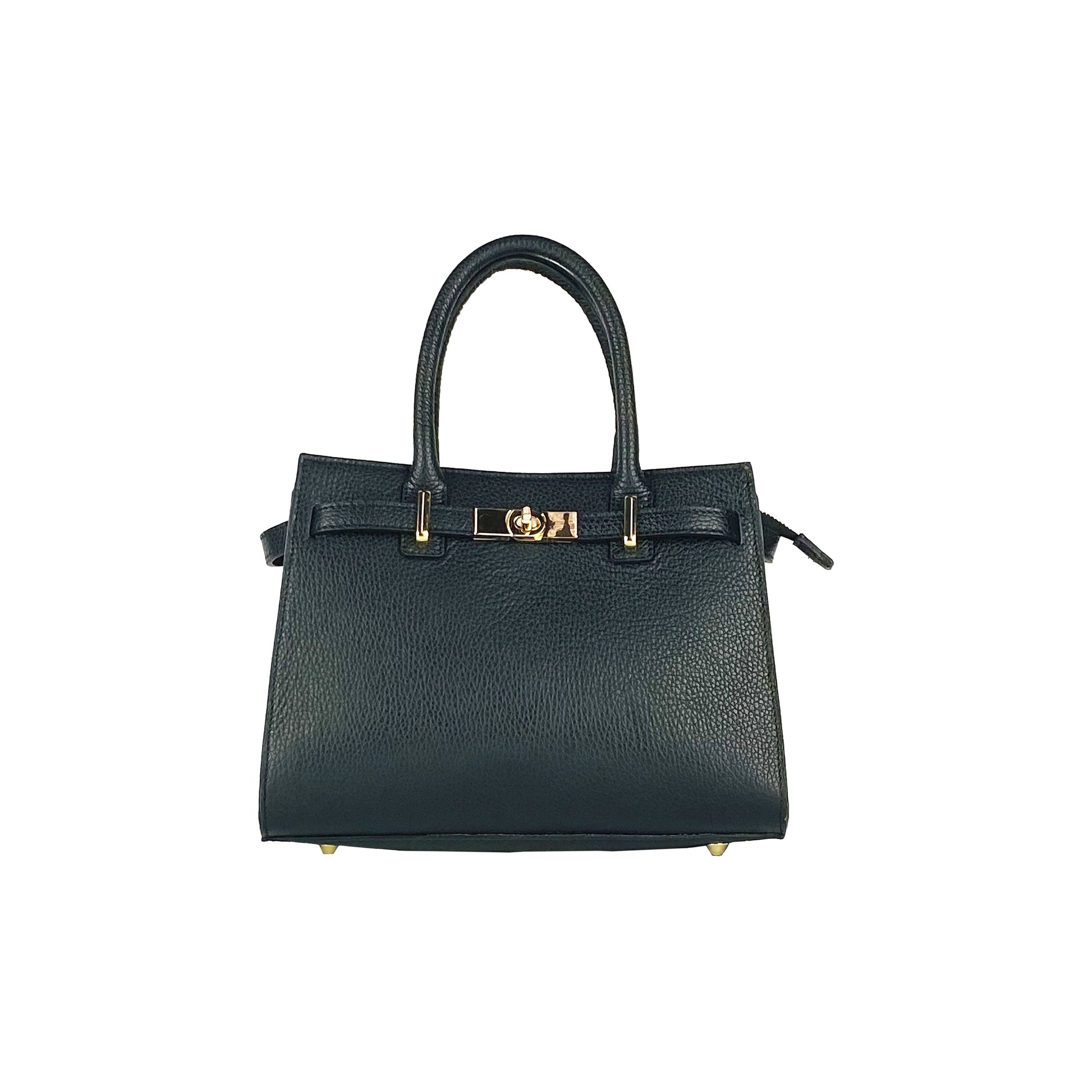 Women's Handbag in Genuine Leather with Shoulder Strap