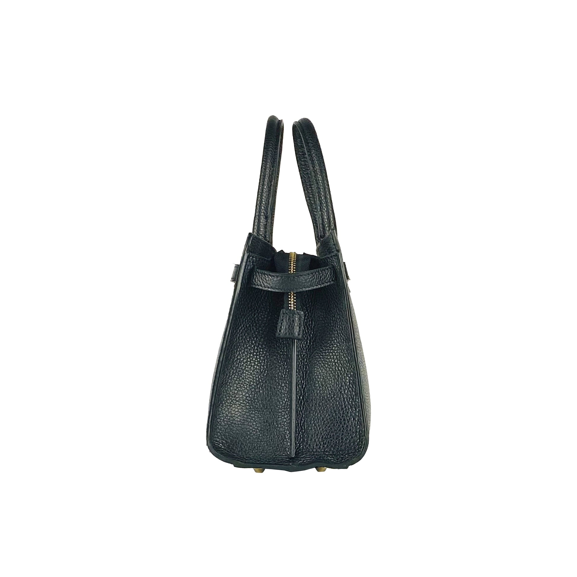 Women's Handbag in Genuine Leather with Shoulder Strap