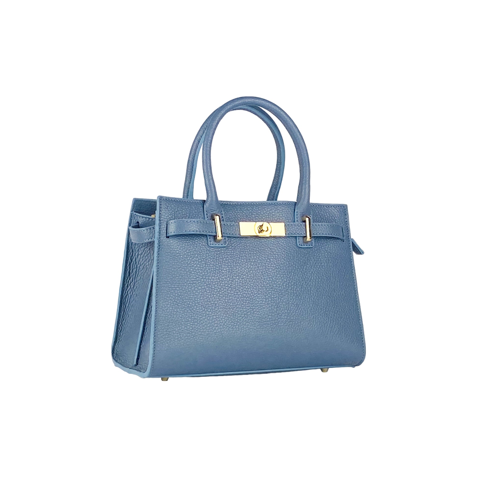 Women's Handbag in Genuine Leather with Shoulder Strap