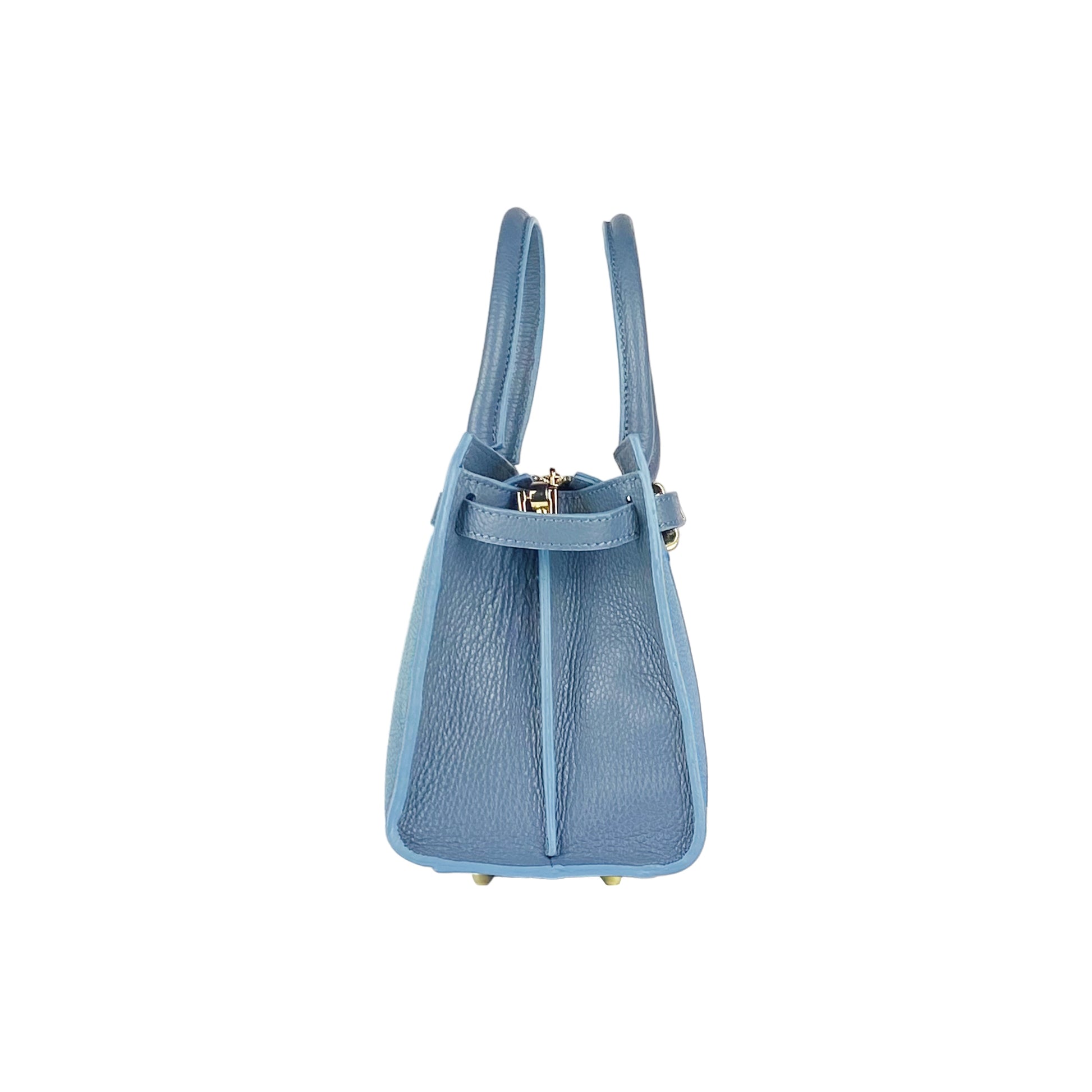 Women's Handbag in Genuine Leather with Shoulder Strap