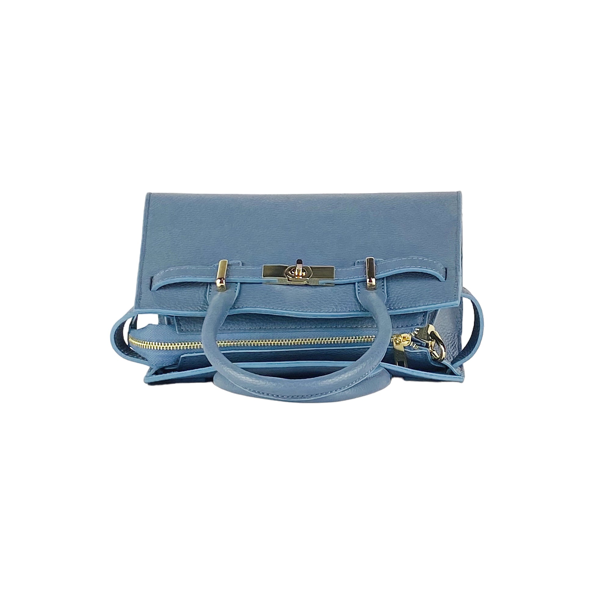 Women's Handbag in Genuine Leather with Shoulder Strap