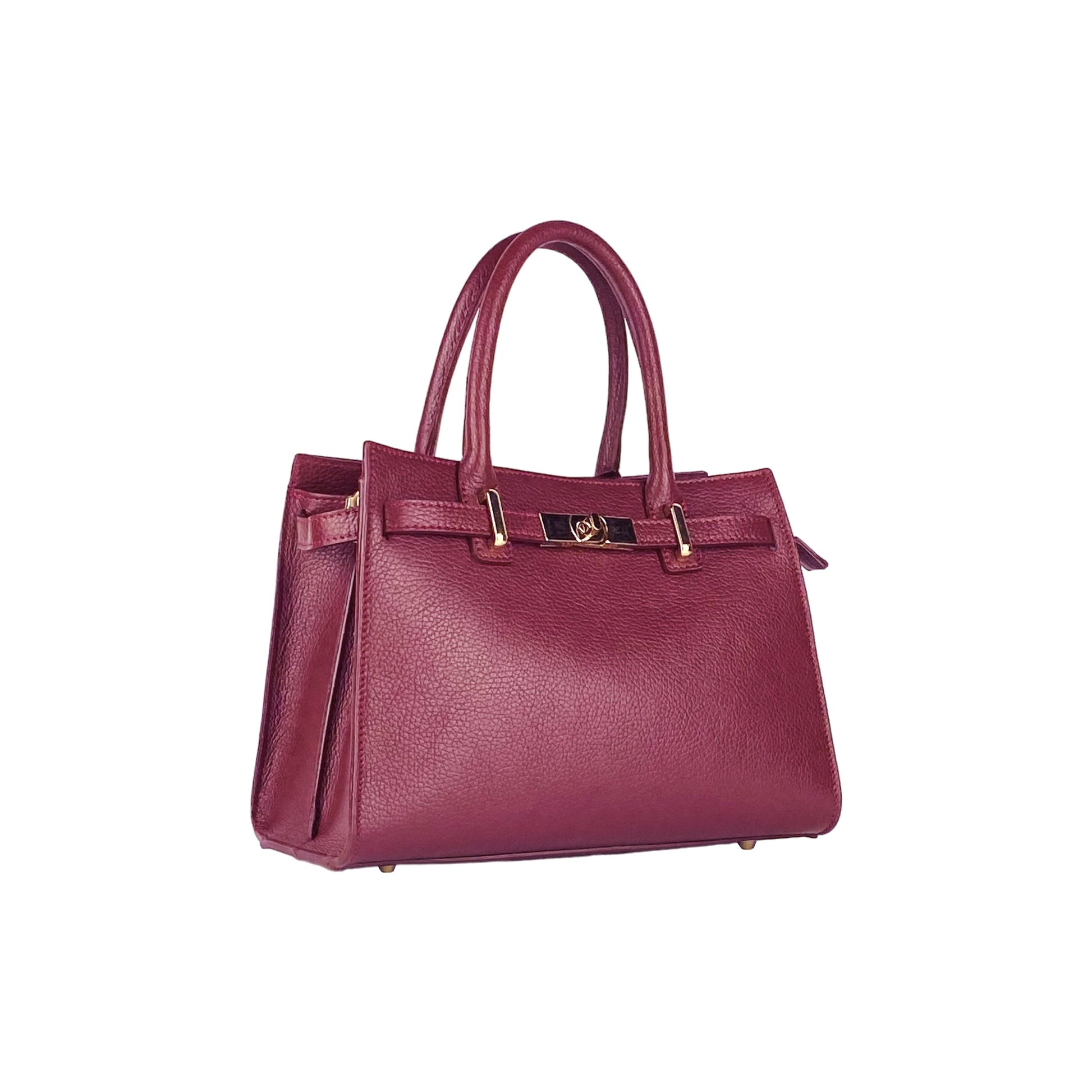 Women's Genuine Leather Handbag with Shoulder Strap