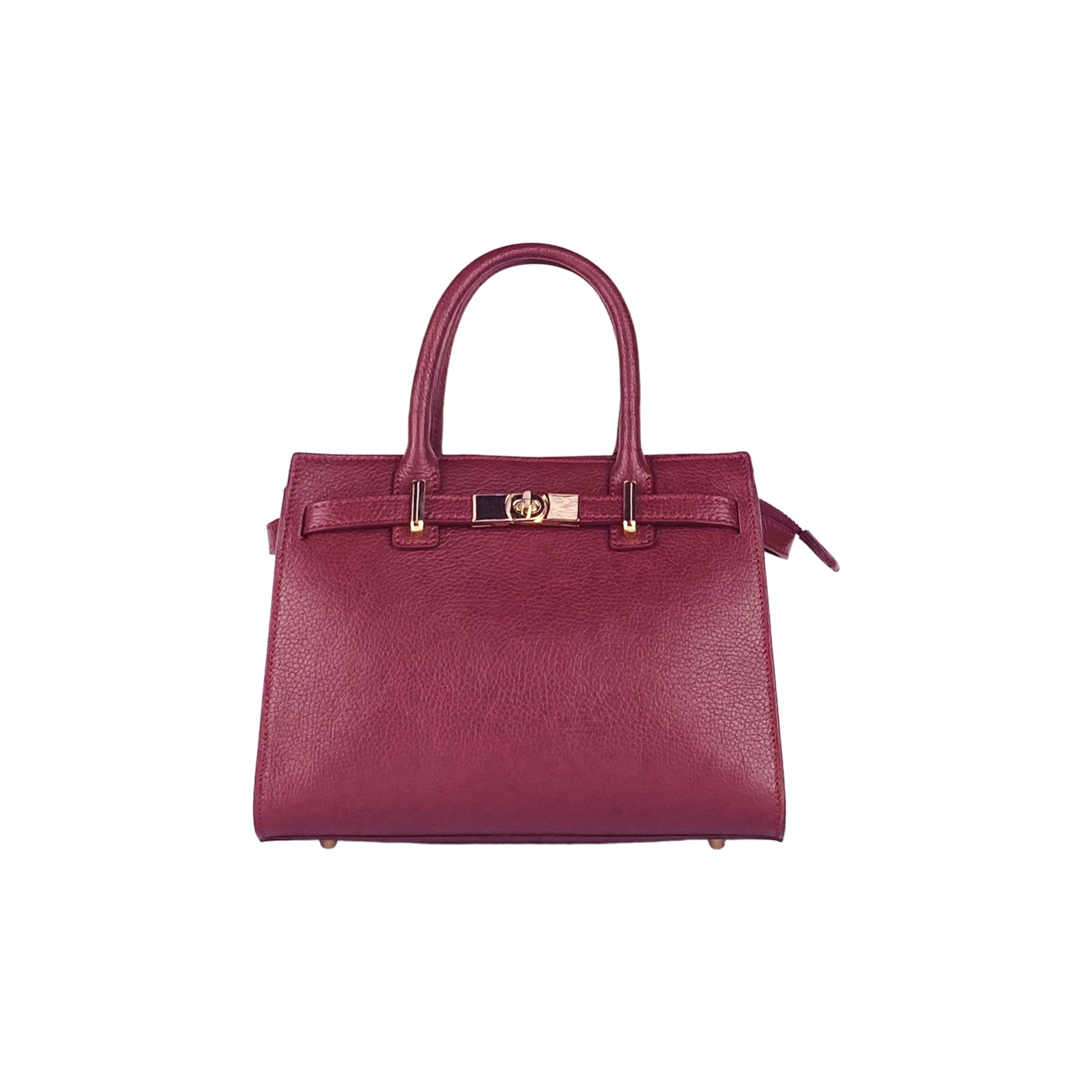 Women's Genuine Leather Handbag with Shoulder Strap