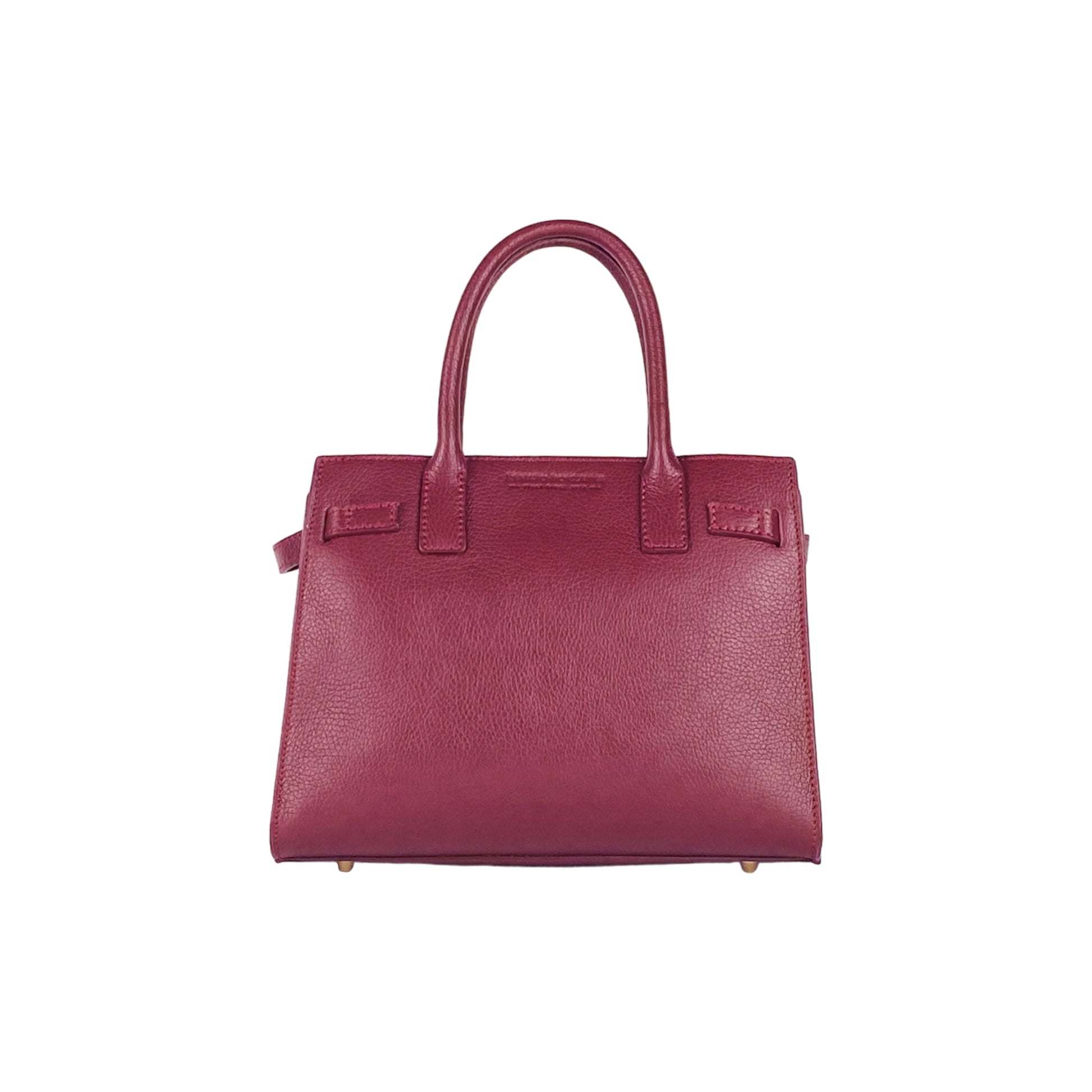 Women's Genuine Leather Handbag with Shoulder Strap