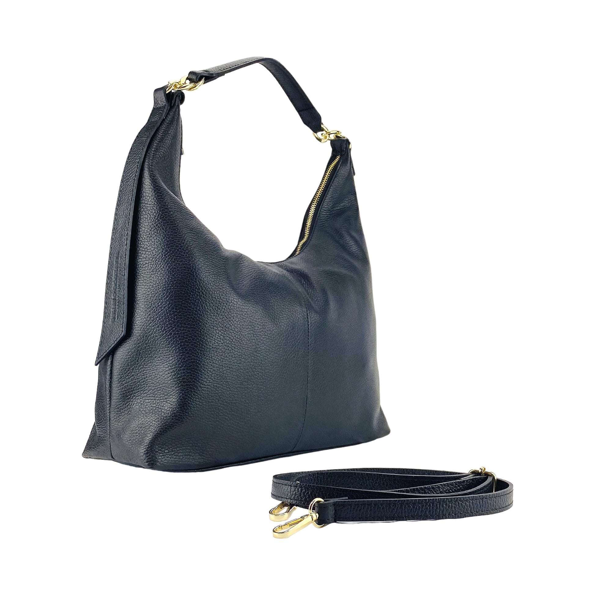 Soft Leather Shoulder Bag for Women – Made in Italy,