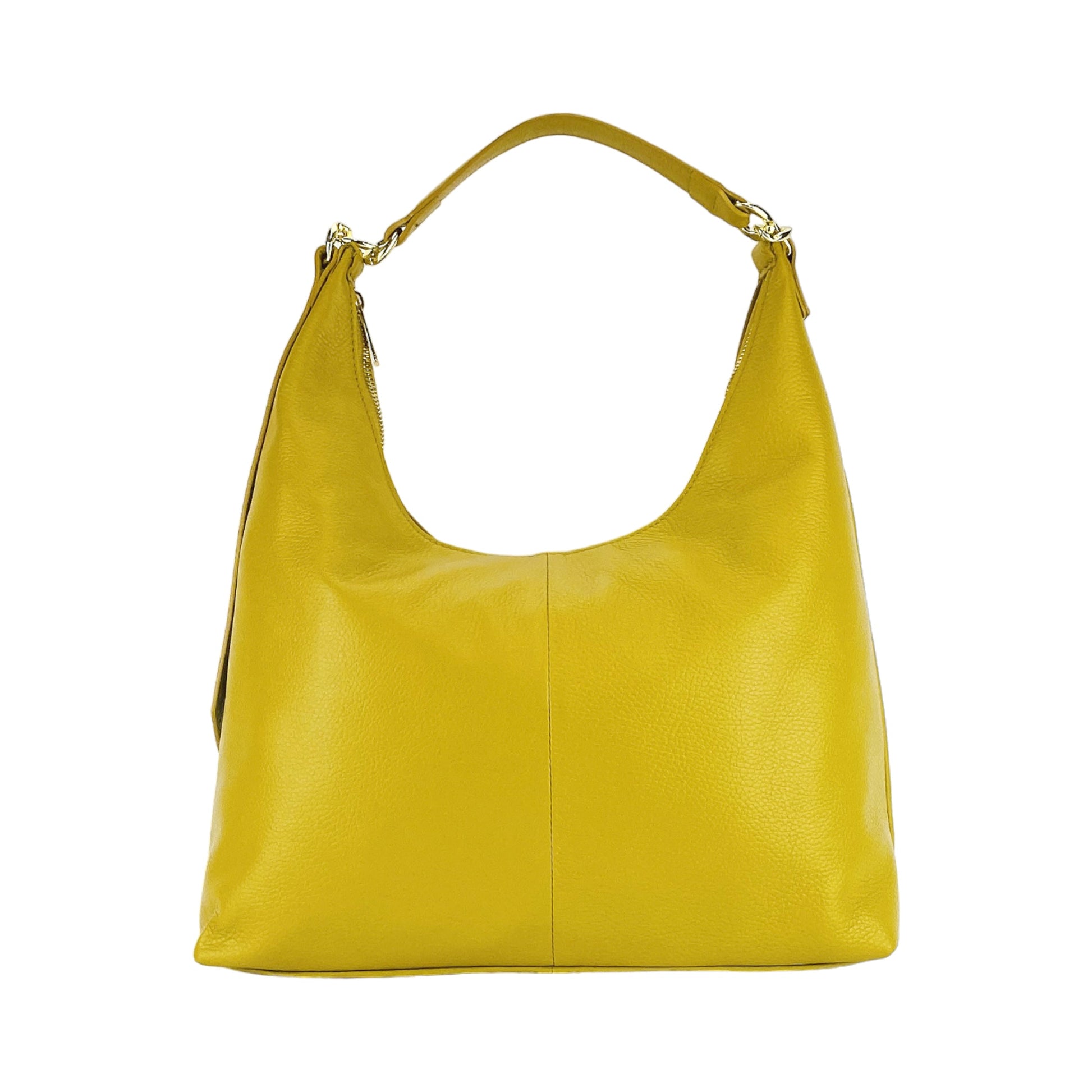 Women’s Soft Shoulder Bag in Genuine Leather – Made in Italy