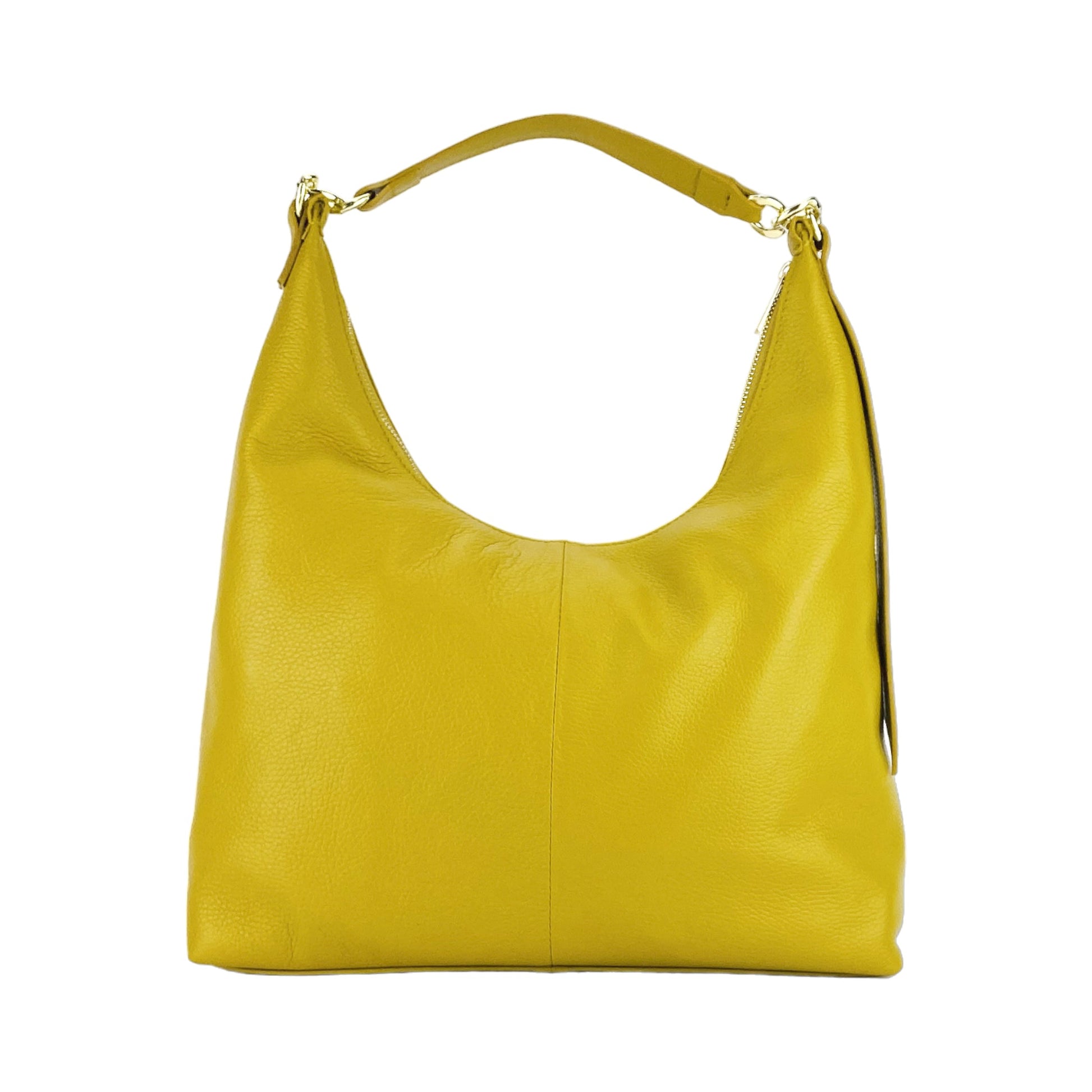 Women’s Soft Shoulder Bag in Genuine Leather – Made in Italy