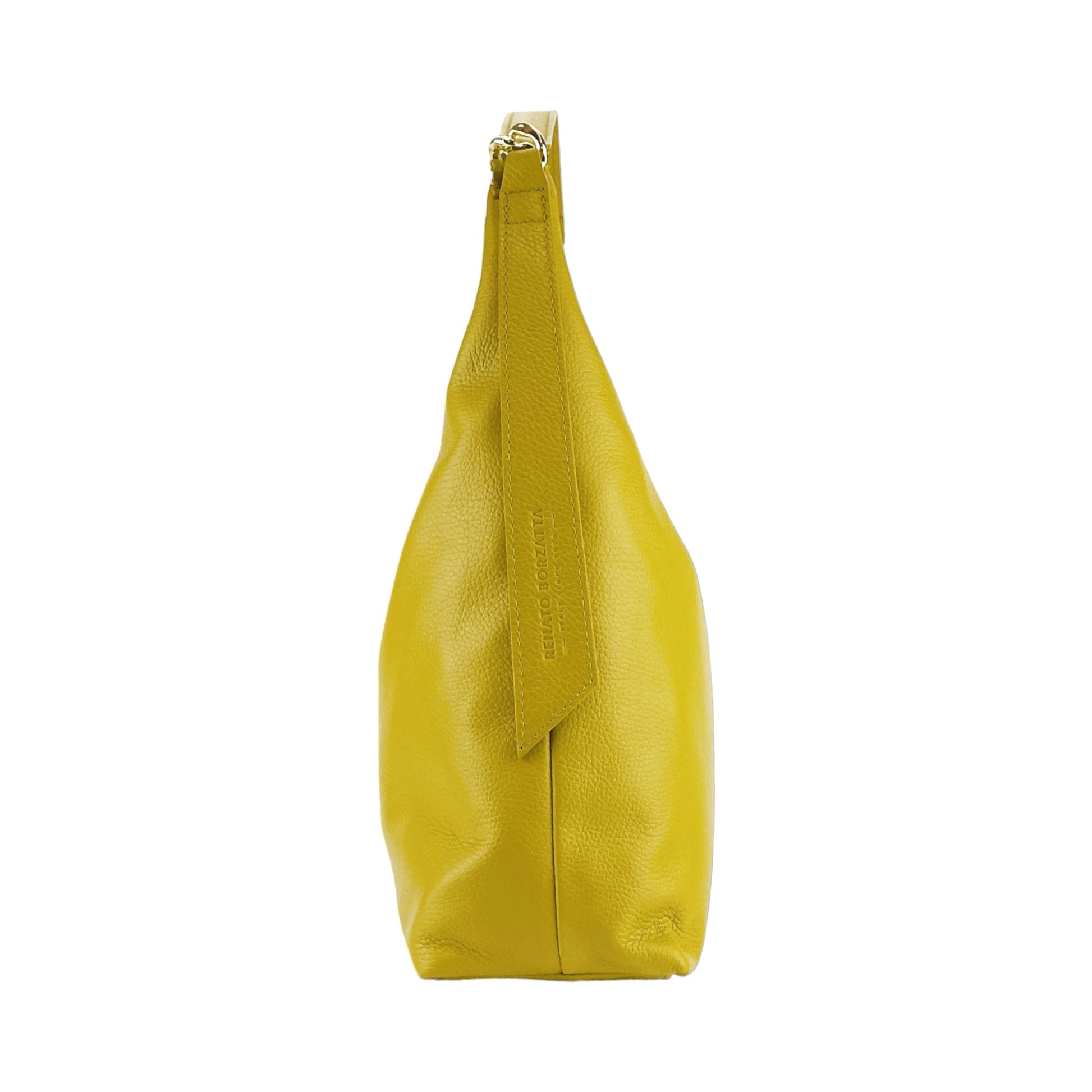 Women’s Soft Shoulder Bag in Genuine Leather – Made in Italy
