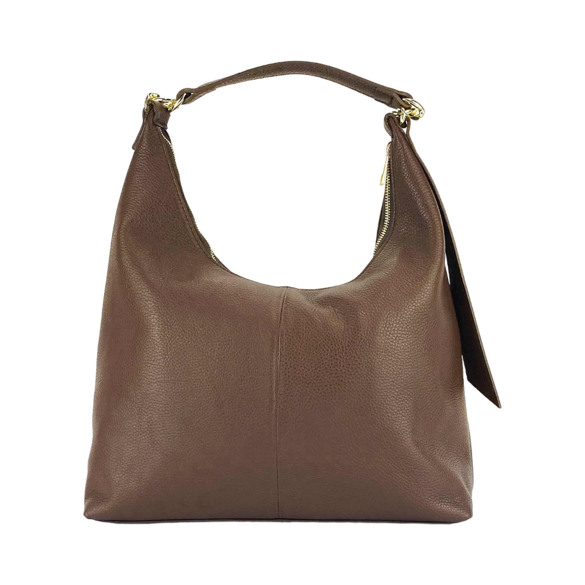 Soft Women’s Shoulder Bag in Genuine Leather – Made in Italy