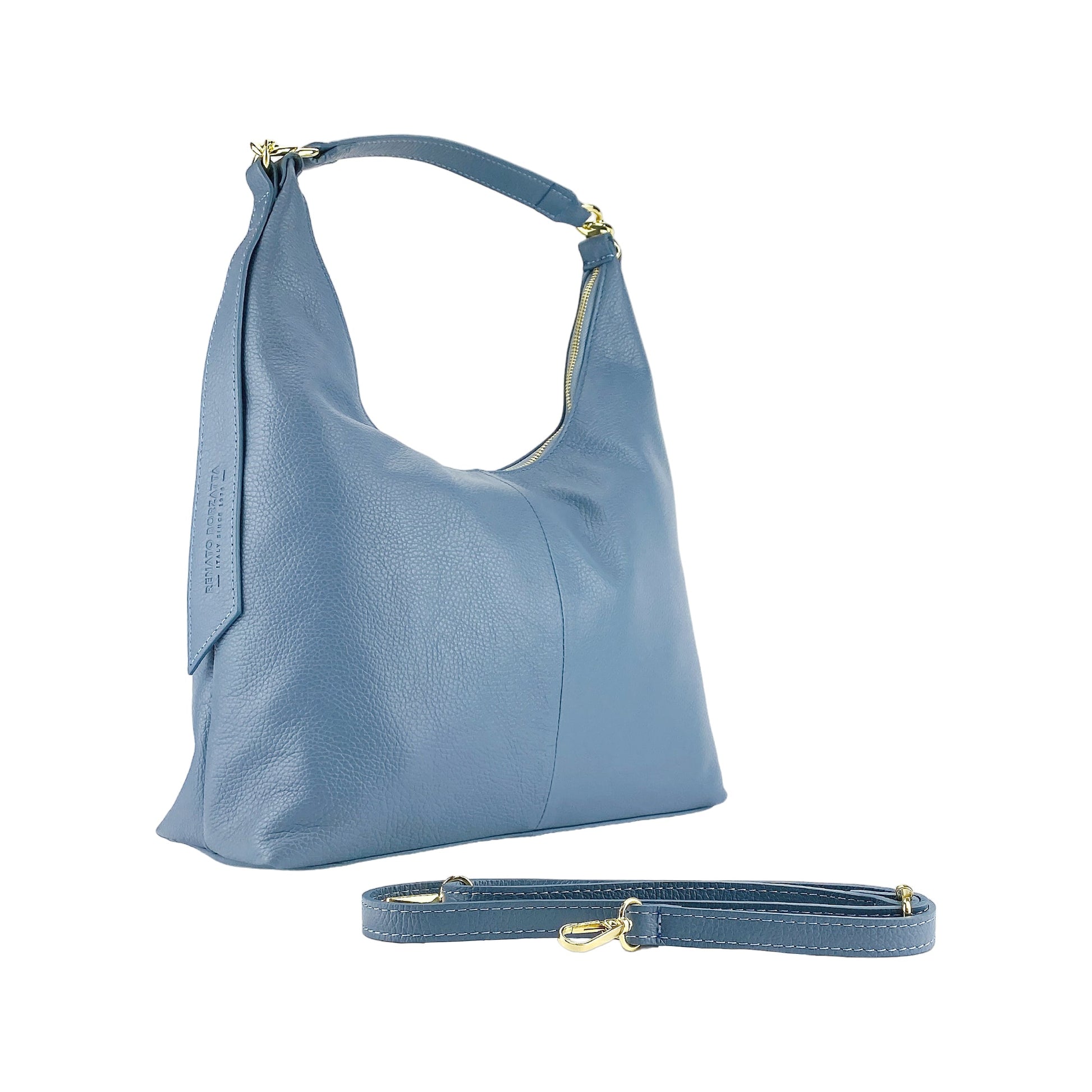 Soft Leather Shoulder Bag for Women – Made in Italy,