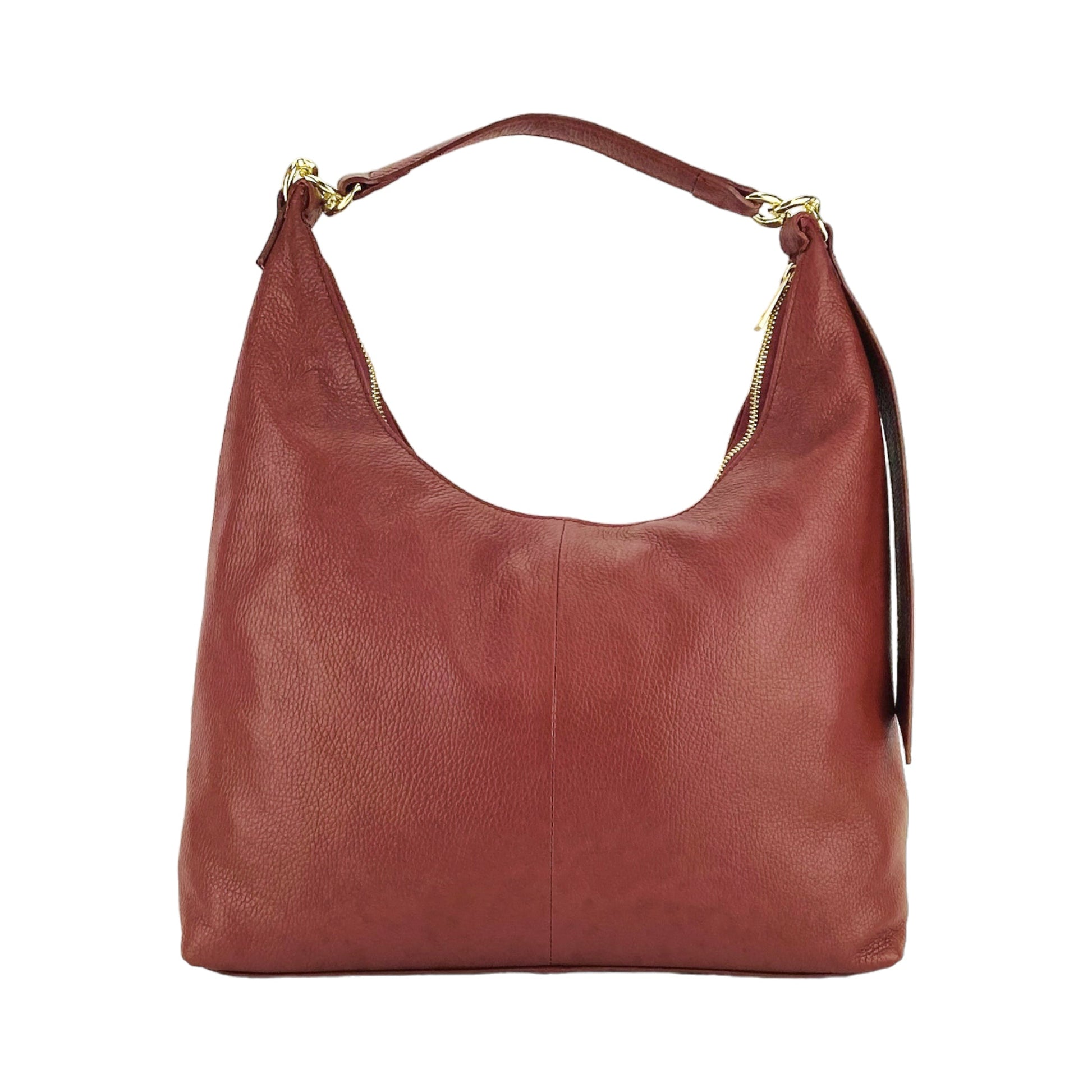 Soft Leather Shoulder Bag for Women – Made in Italy