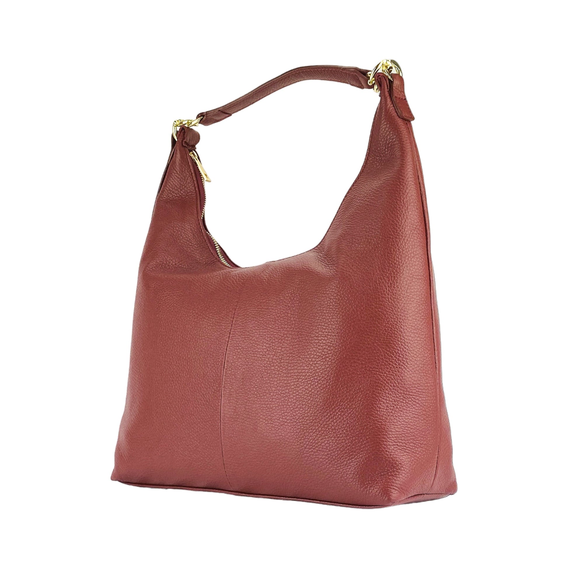 Soft Leather Shoulder Bag for Women – Made in Italy