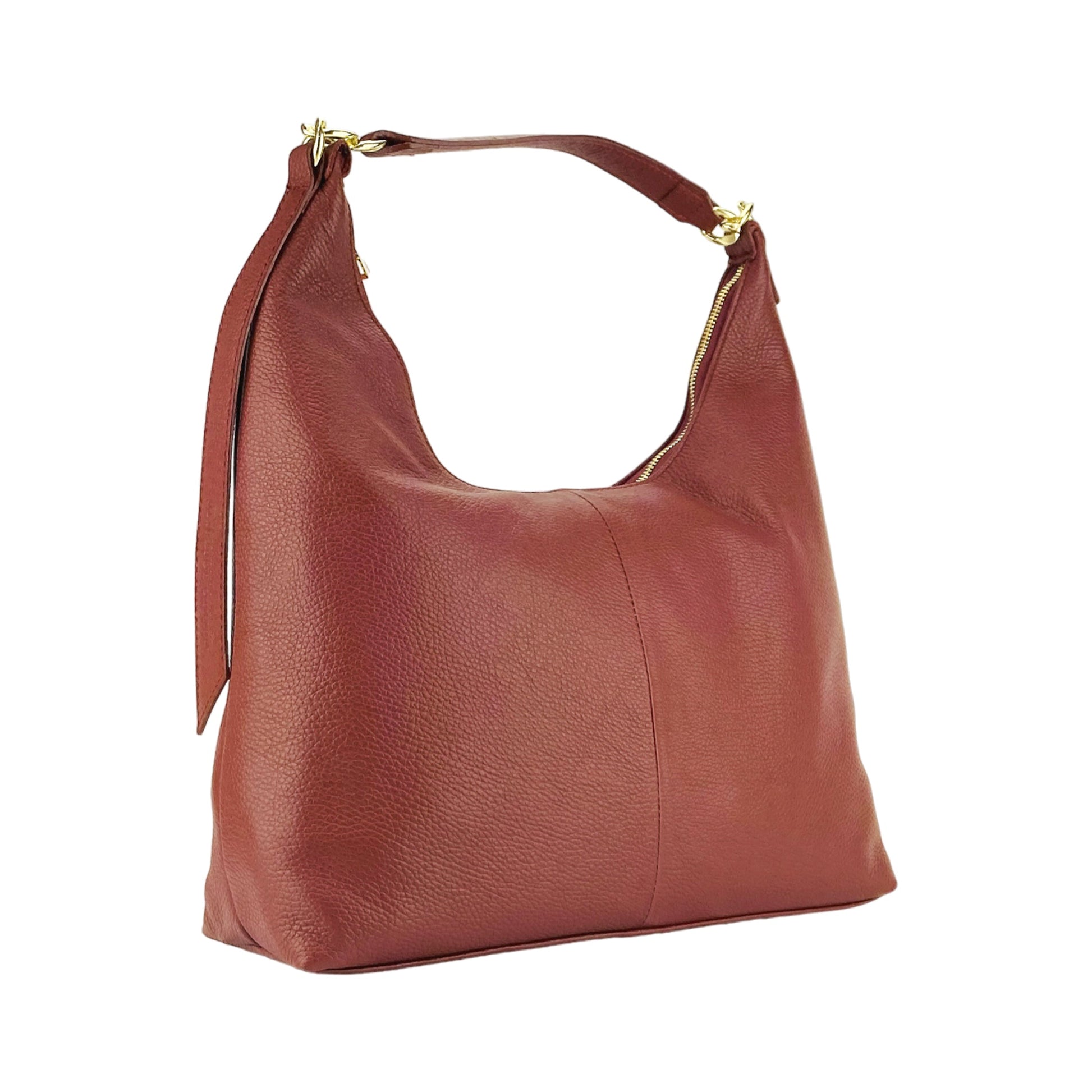 Soft Leather Shoulder Bag for Women – Made in Italy