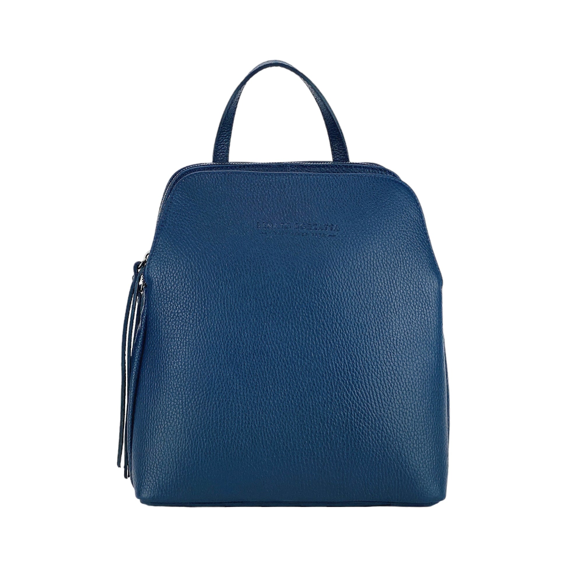 Double-Compartment Leather Backpack for Women – Made in Italy