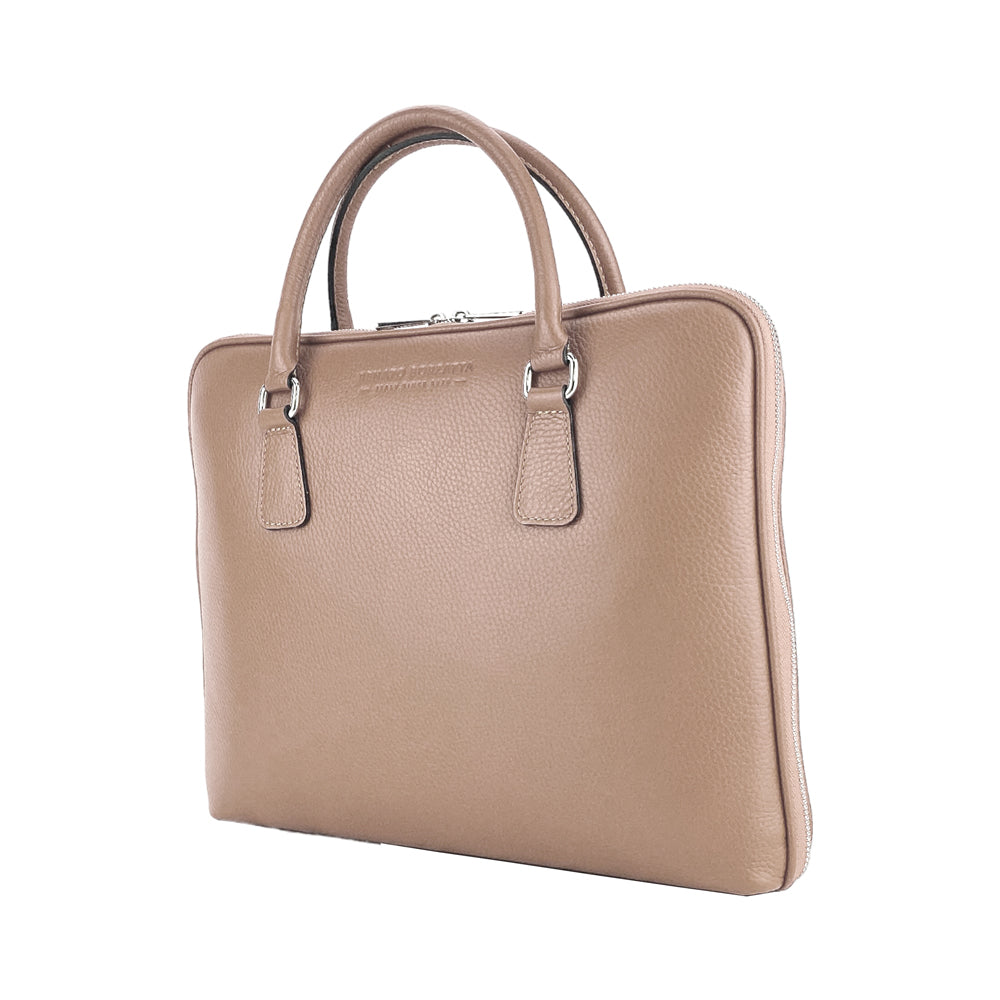 Unisex Genuine Leather Business Briefcase