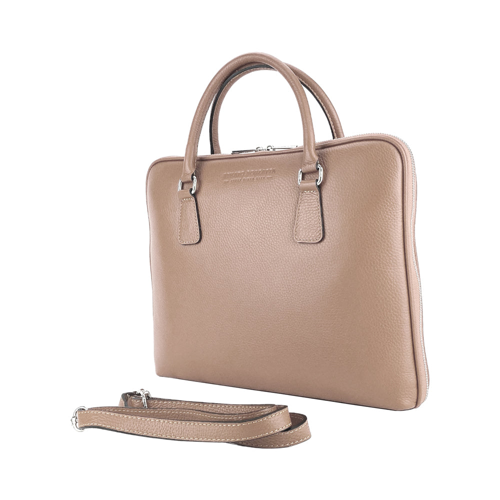 Unisex Genuine Leather Business Briefcase