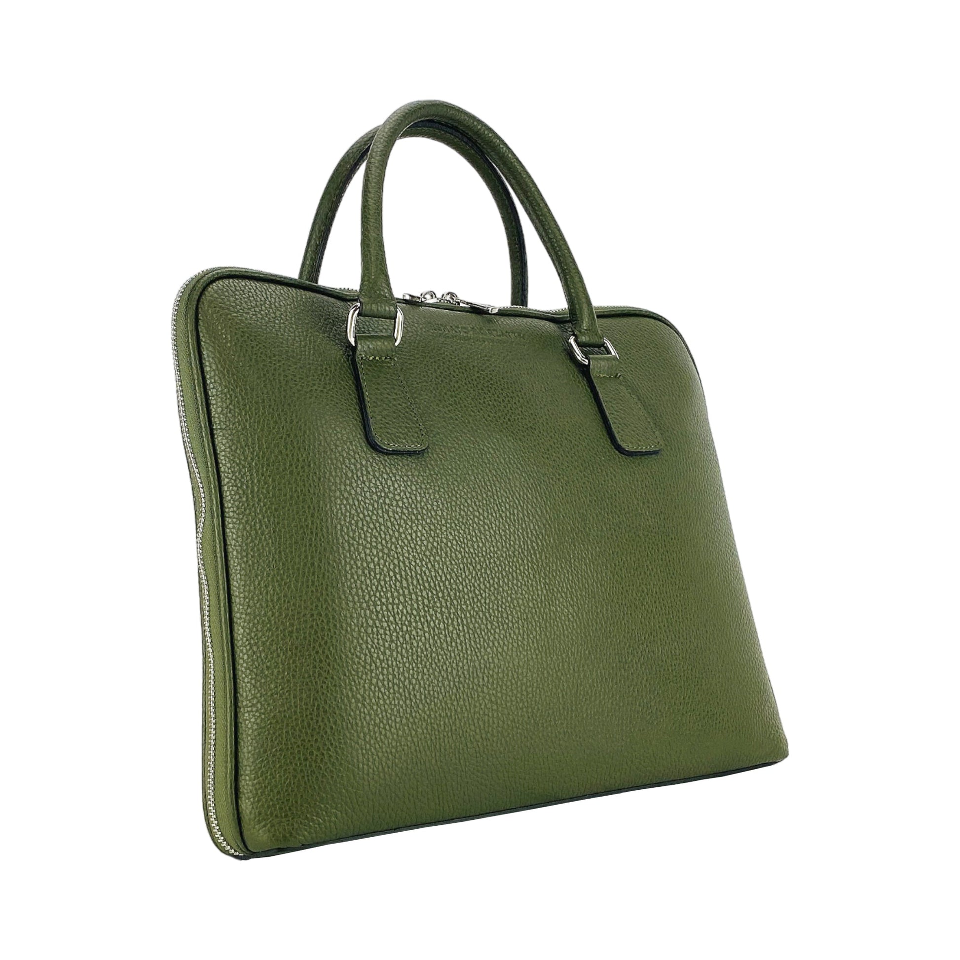 Unisex Genuine Leather Business Briefcase