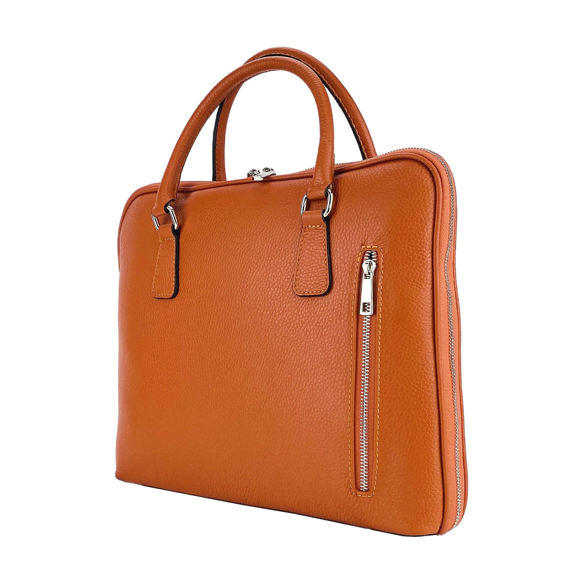 Unisex Genuine Leather Business Briefcase