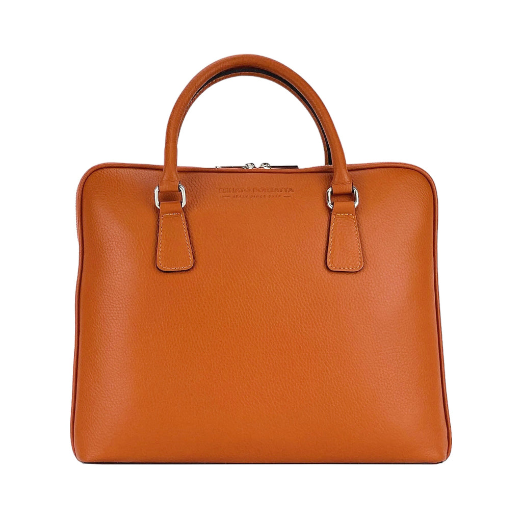 Unisex Genuine Leather Business Briefcase