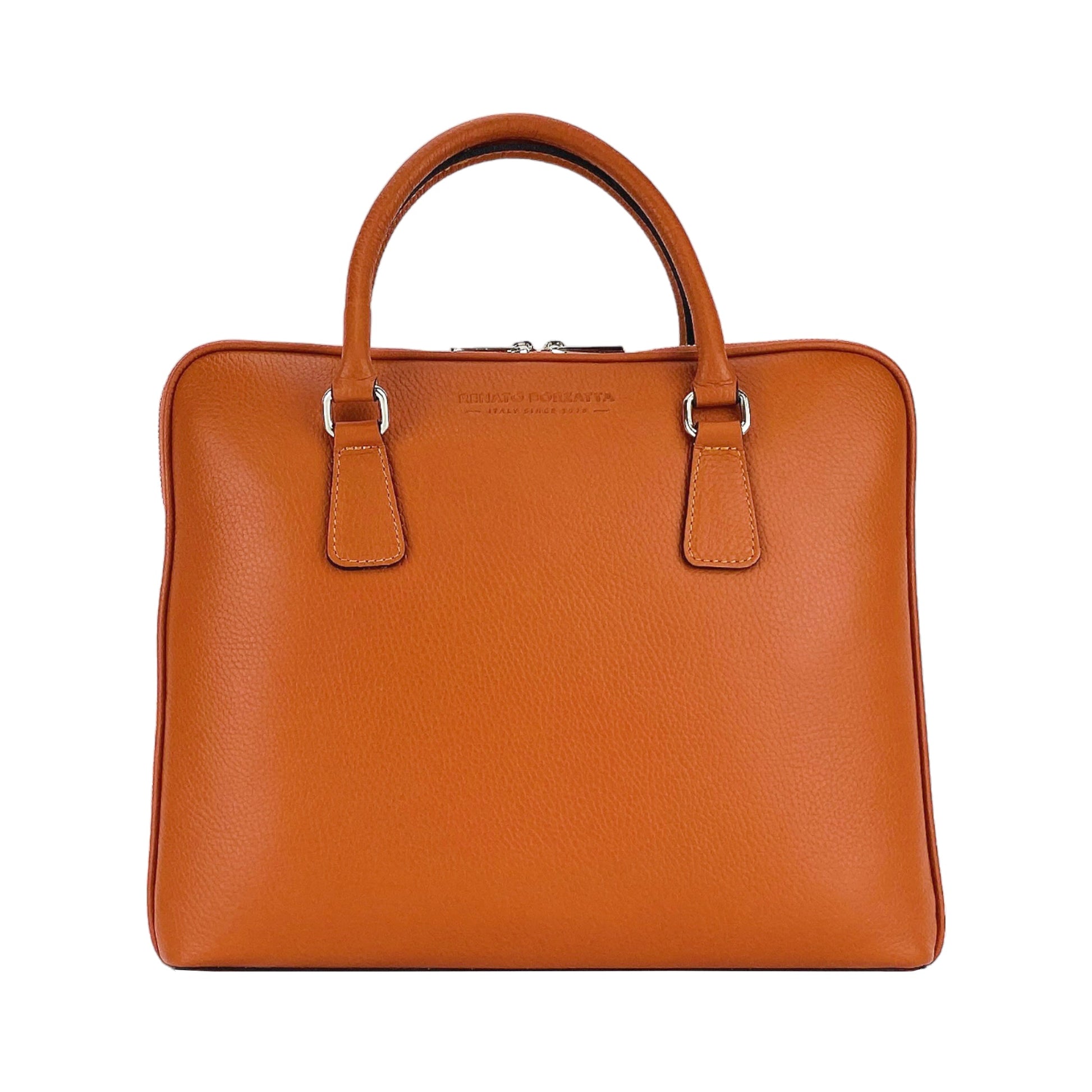 Unisex Genuine Leather Business Briefcase