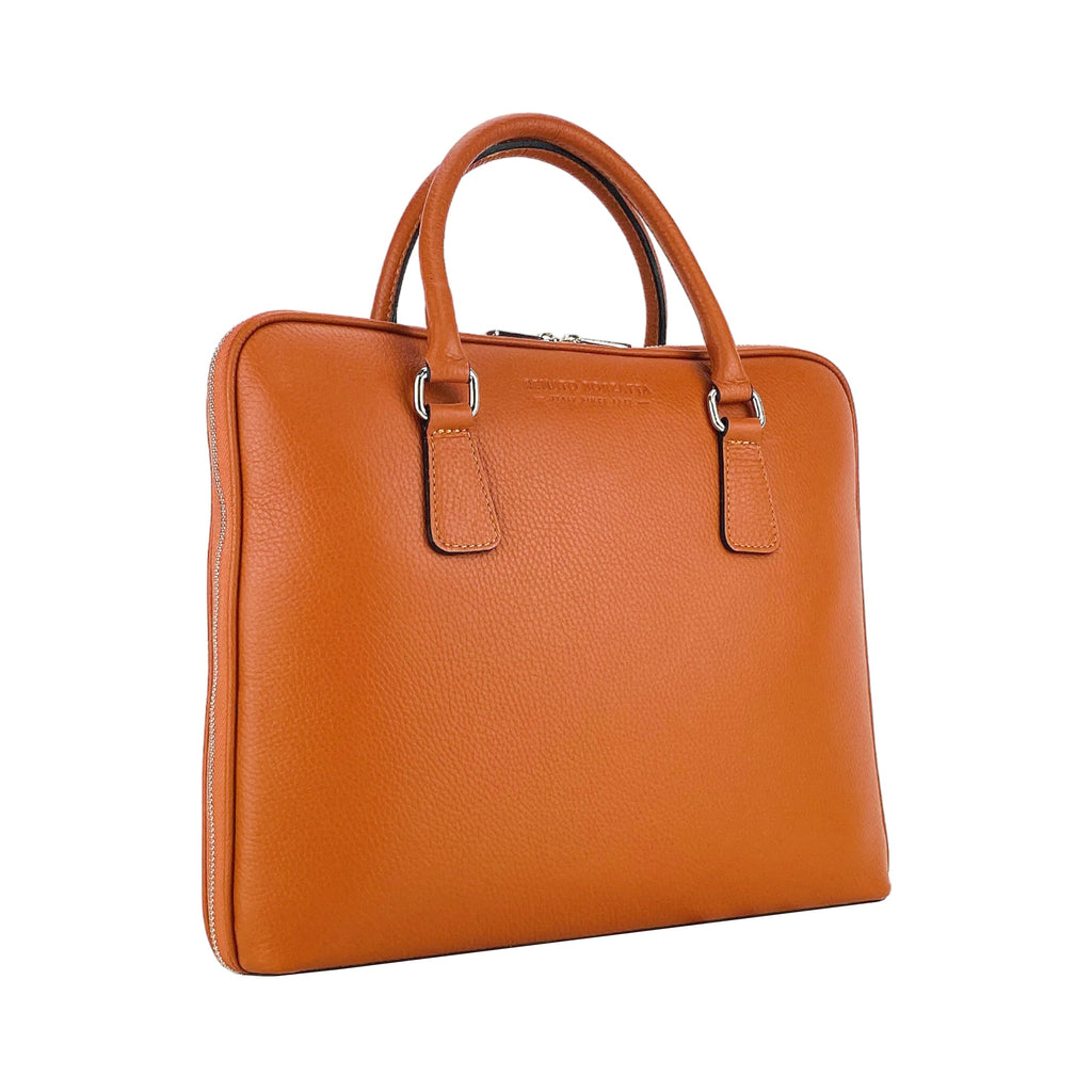 Unisex Genuine Leather Business Briefcase