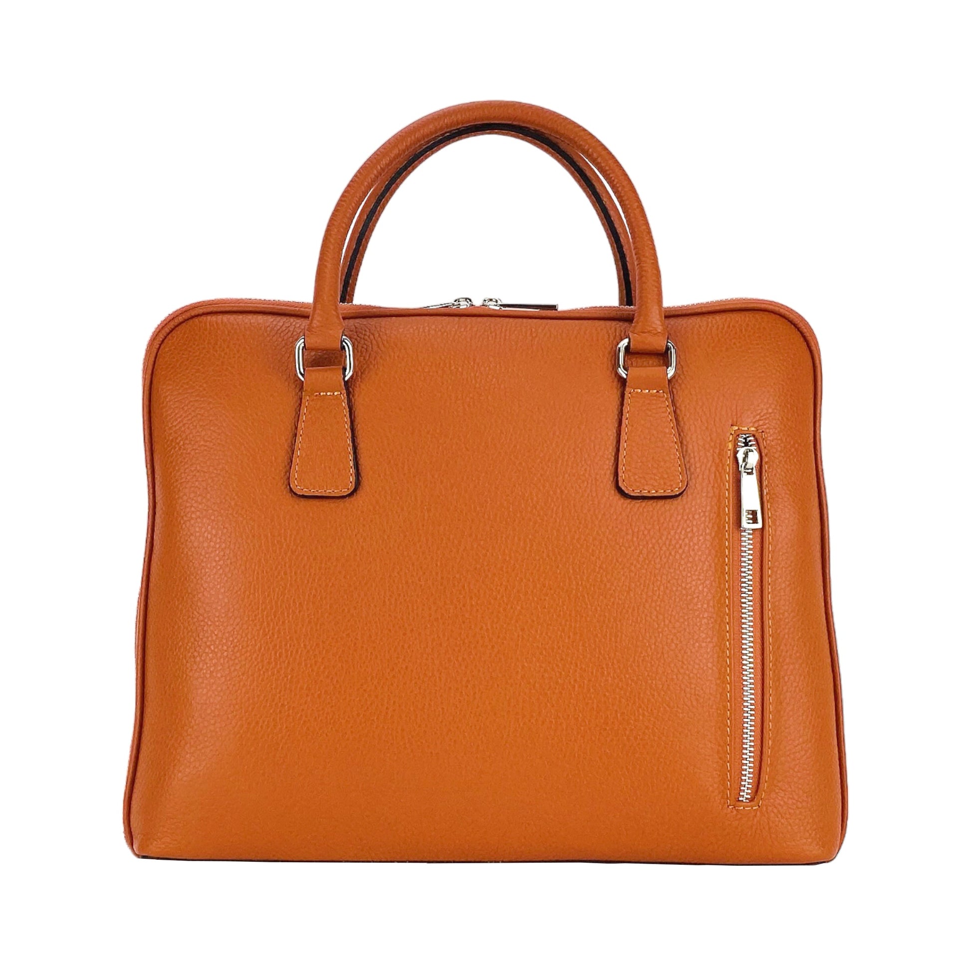 Unisex Genuine Leather Business Briefcase