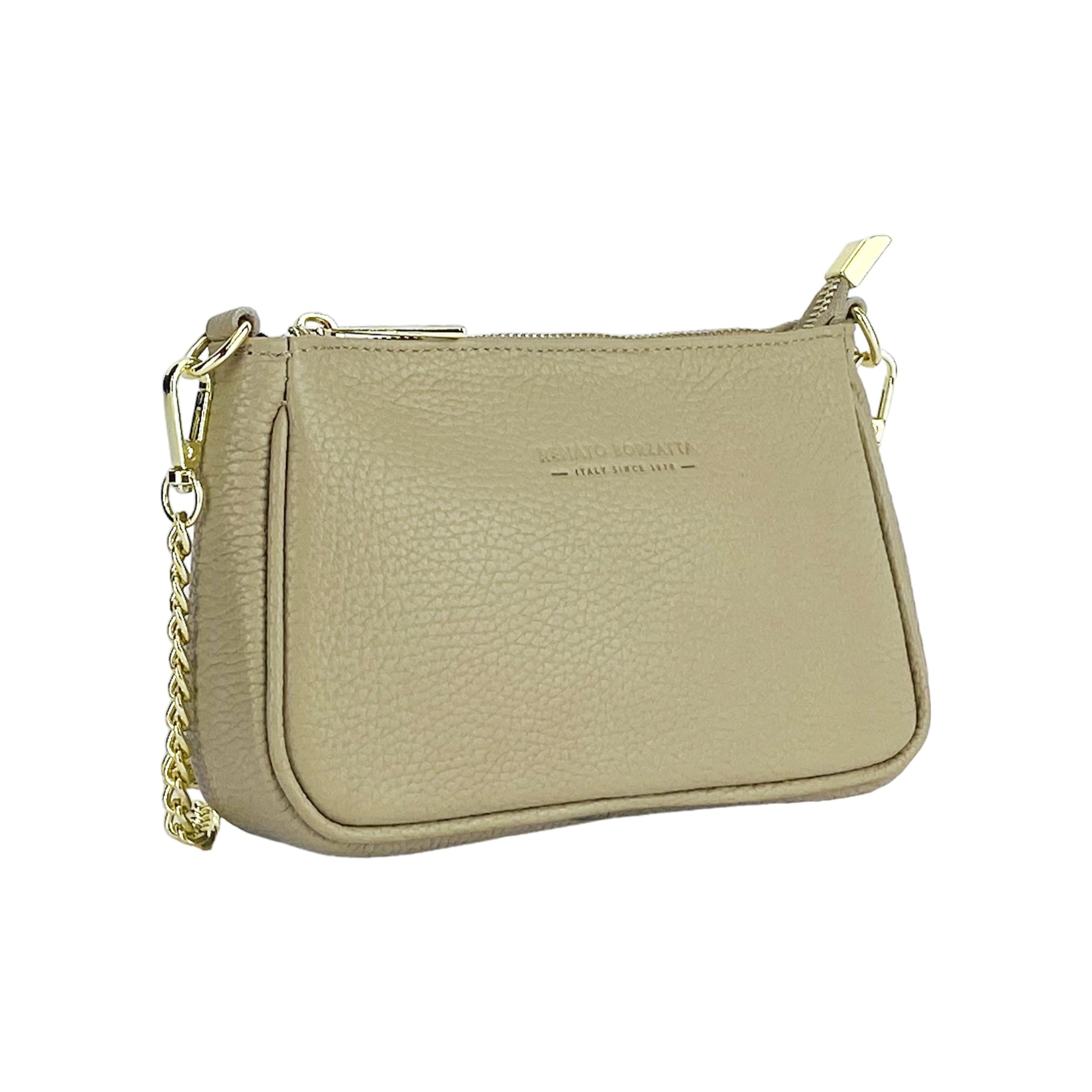 Small Leather Bag for Women – Made in Italy, with Shoulder Strap