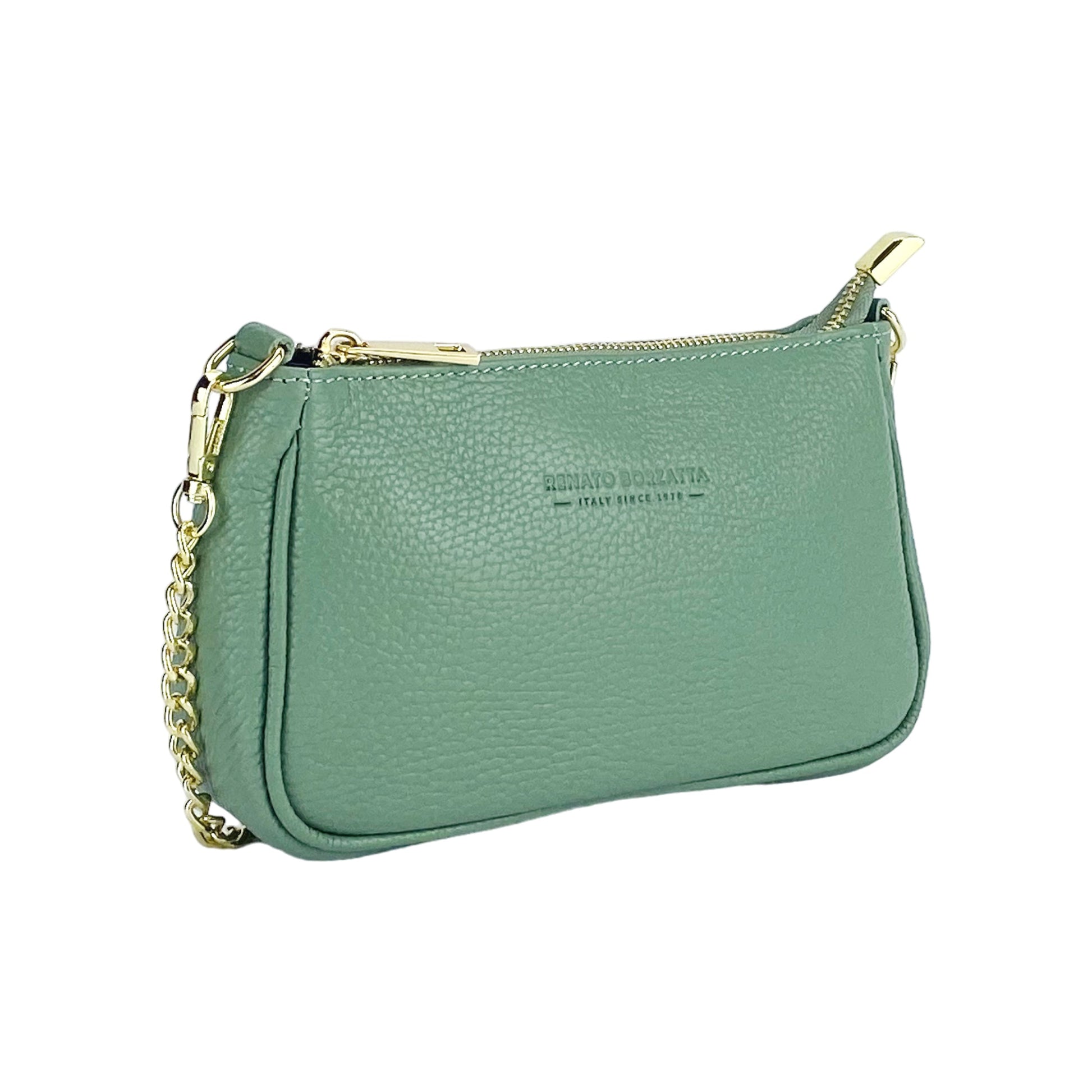 Small Women’s Handbag in Genuine Leather with Shoulder Strap – Made in Italy