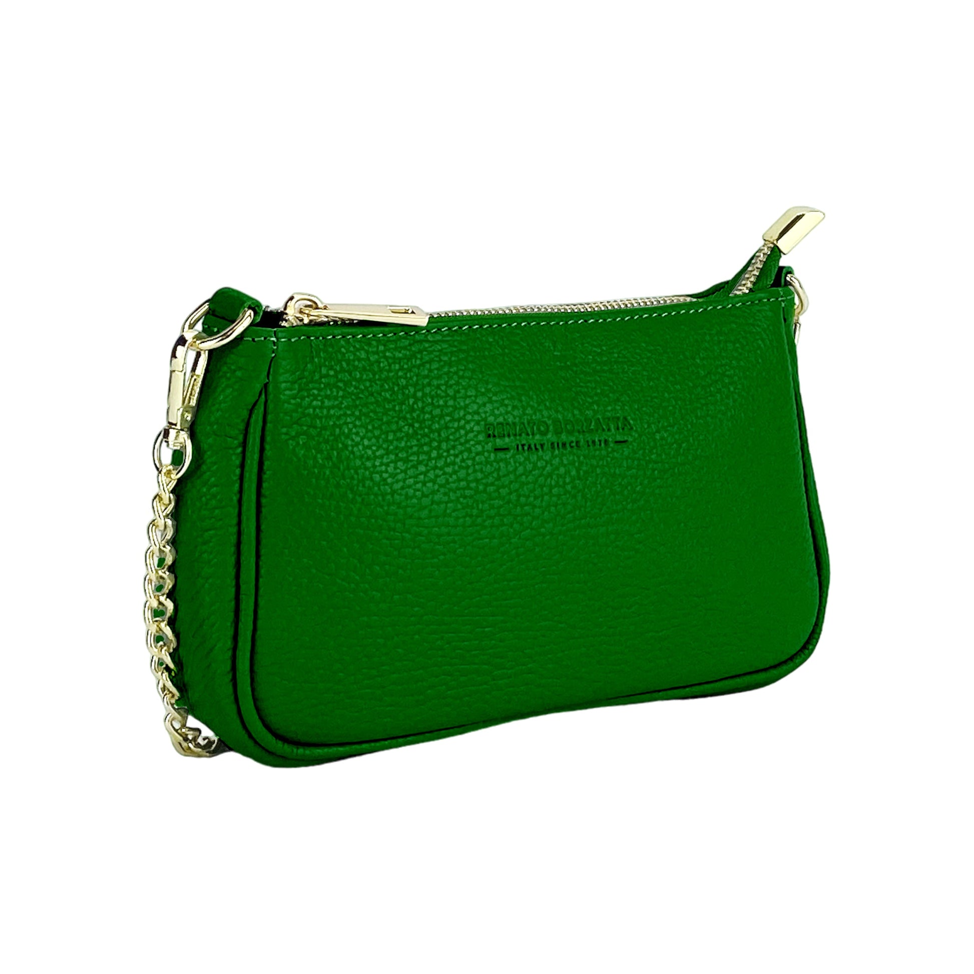 Small Genuine Leather Bag with Shoulder Strap