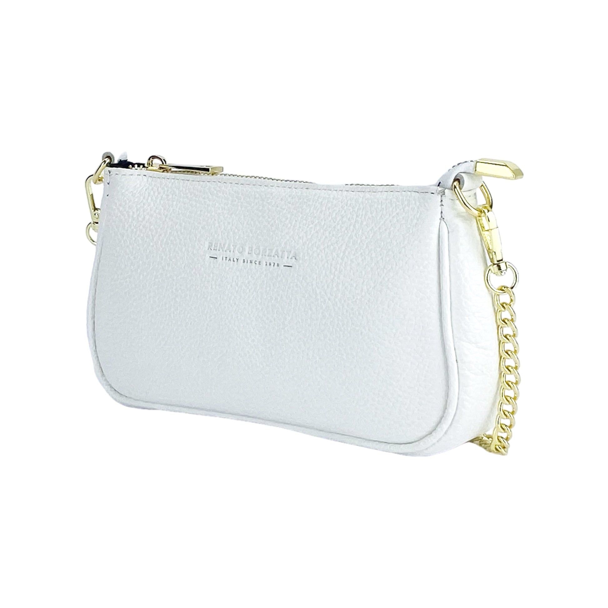 Small Women’s Leather Bag with Shoulder Strap – Made in Italy