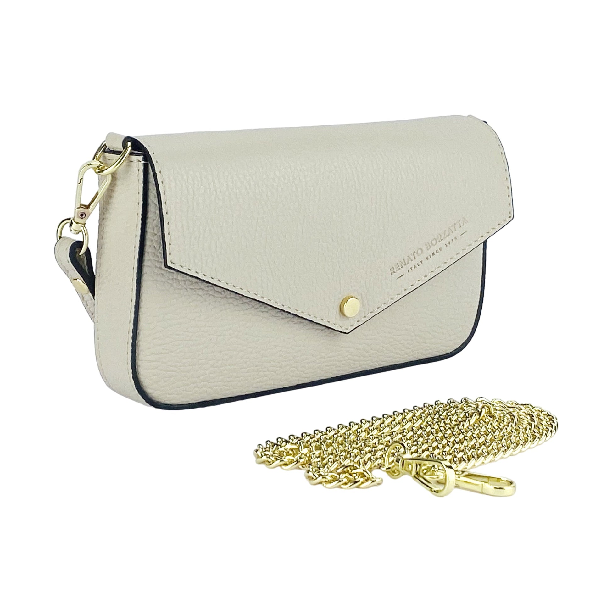 Small Shoulder Bag with Removable Chain Strap