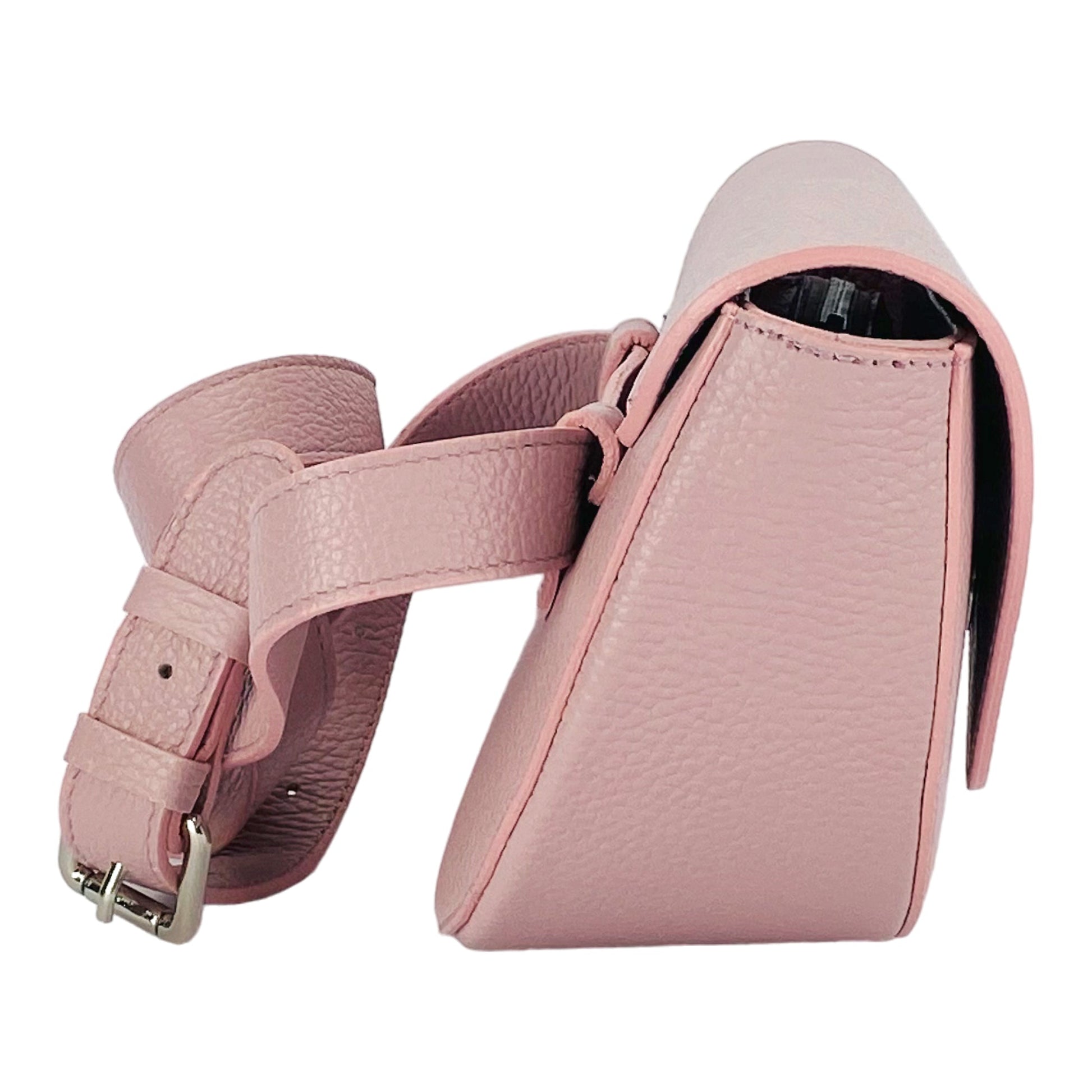 Women’s Rounded Crossbody Bag in Genuine Leather – Made in Italy