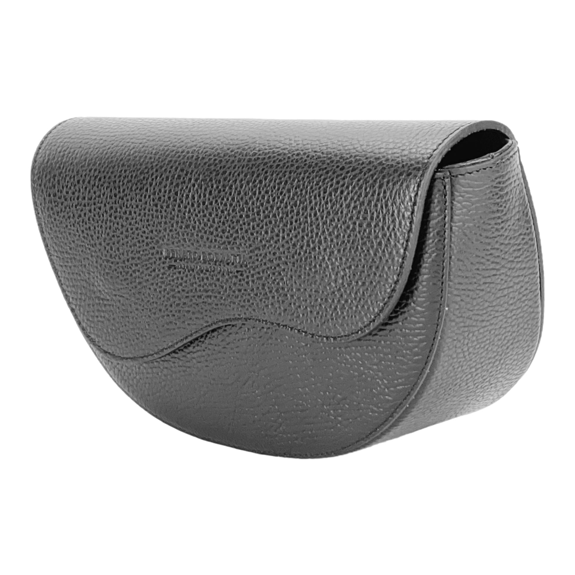 Rounded Women’s Cross body Bag in Genuine Leather – Made in Italy