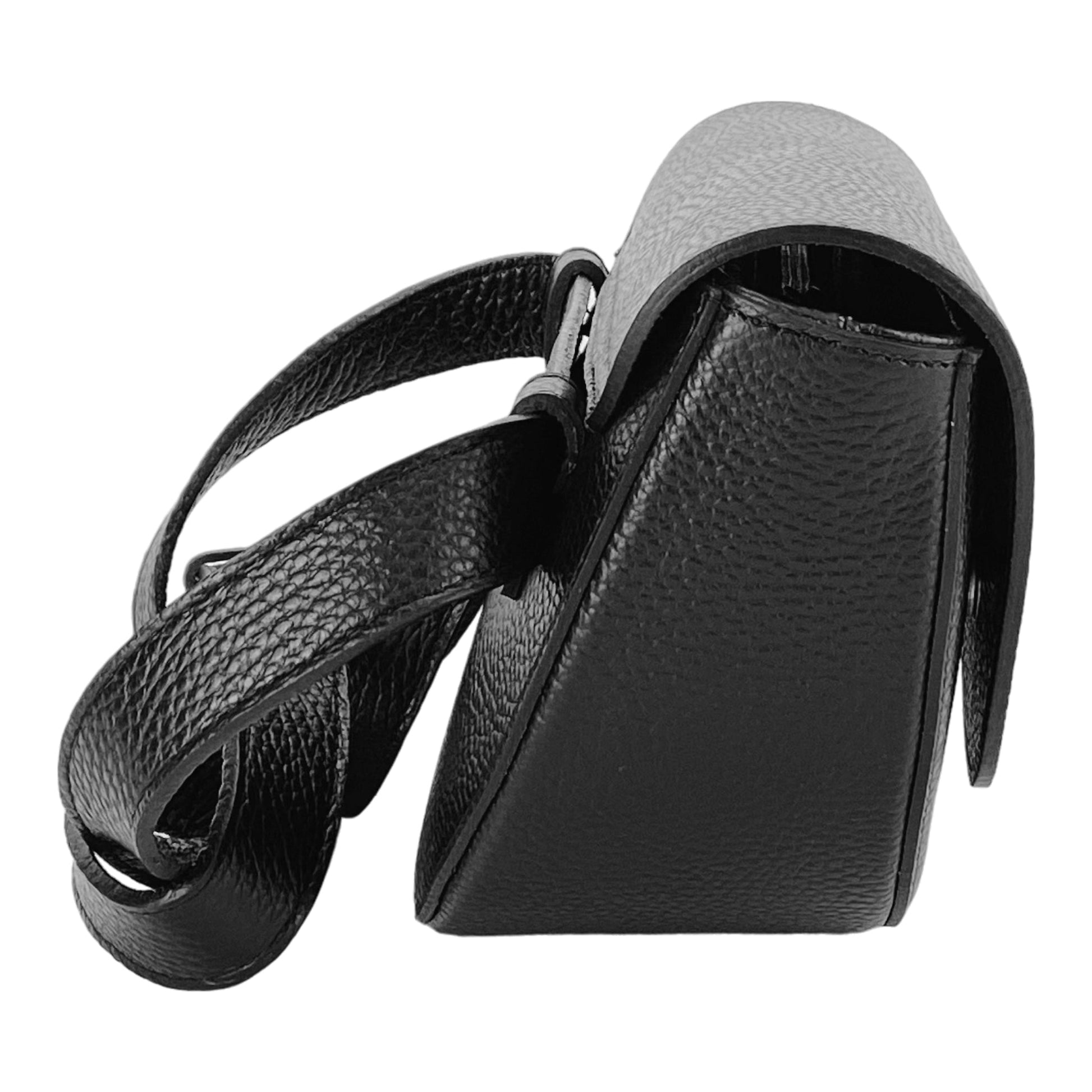 Rounded Women’s Cross body Bag in Genuine Leather – Made in Italy