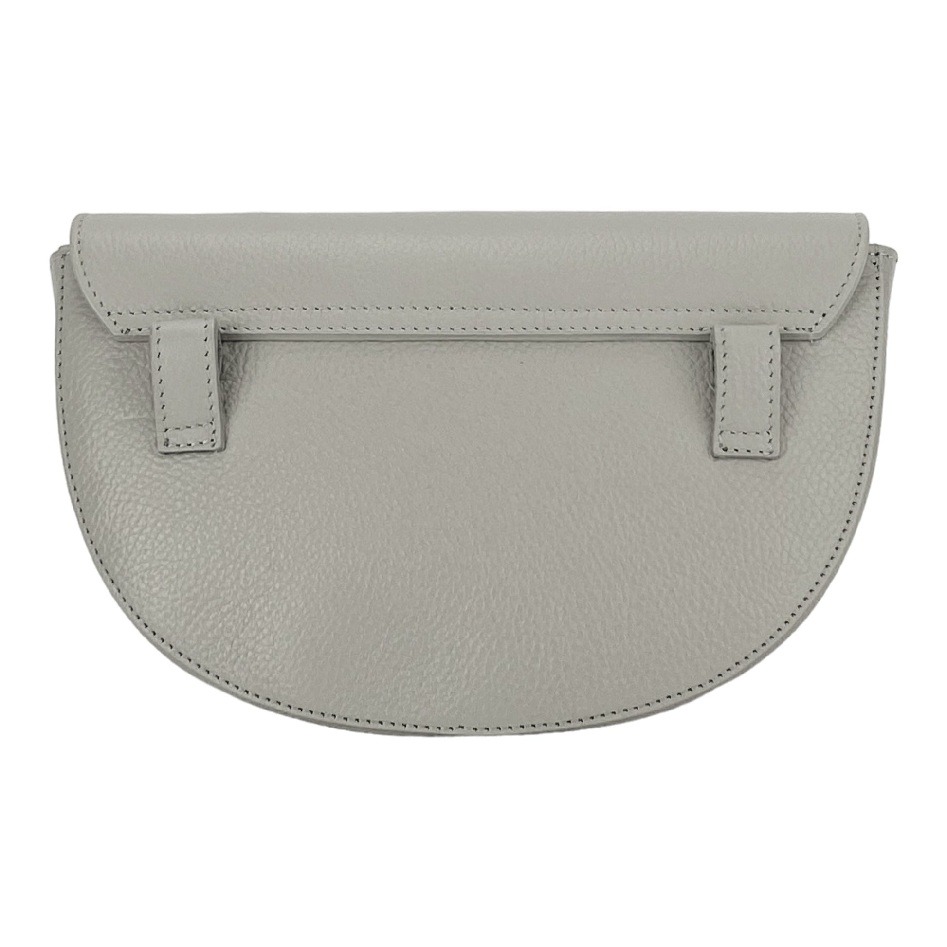 Women’s Rounded Crossbody Bag in Genuine Leather – Made in Italy