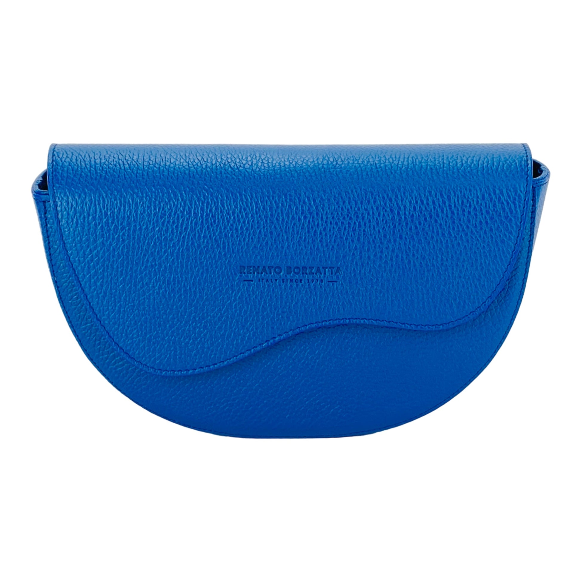 Women’s Rounded Crossbody Bag in Genuine Leather – Made in Italy