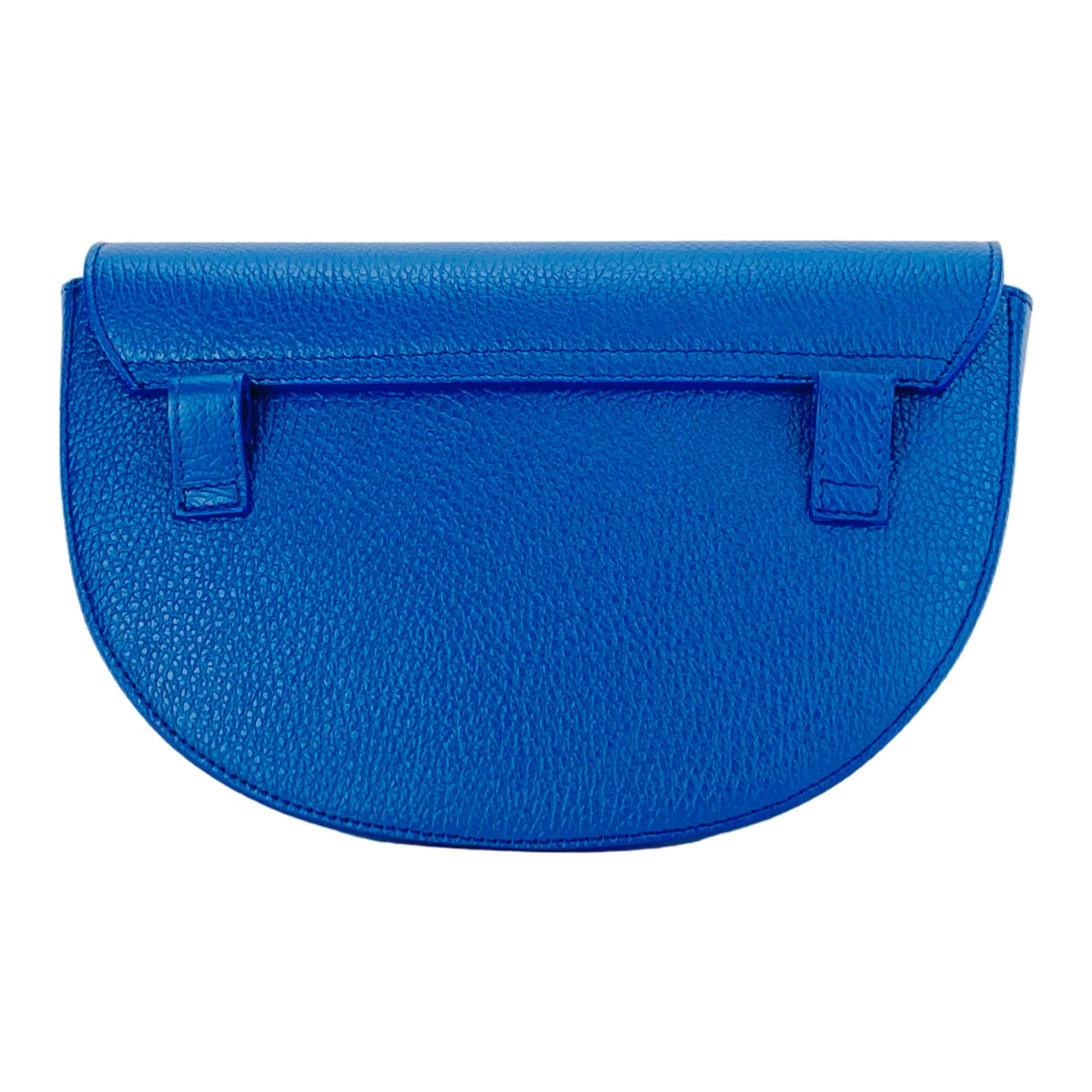 Women’s Rounded Crossbody Bag in Genuine Leather – Made in Italy