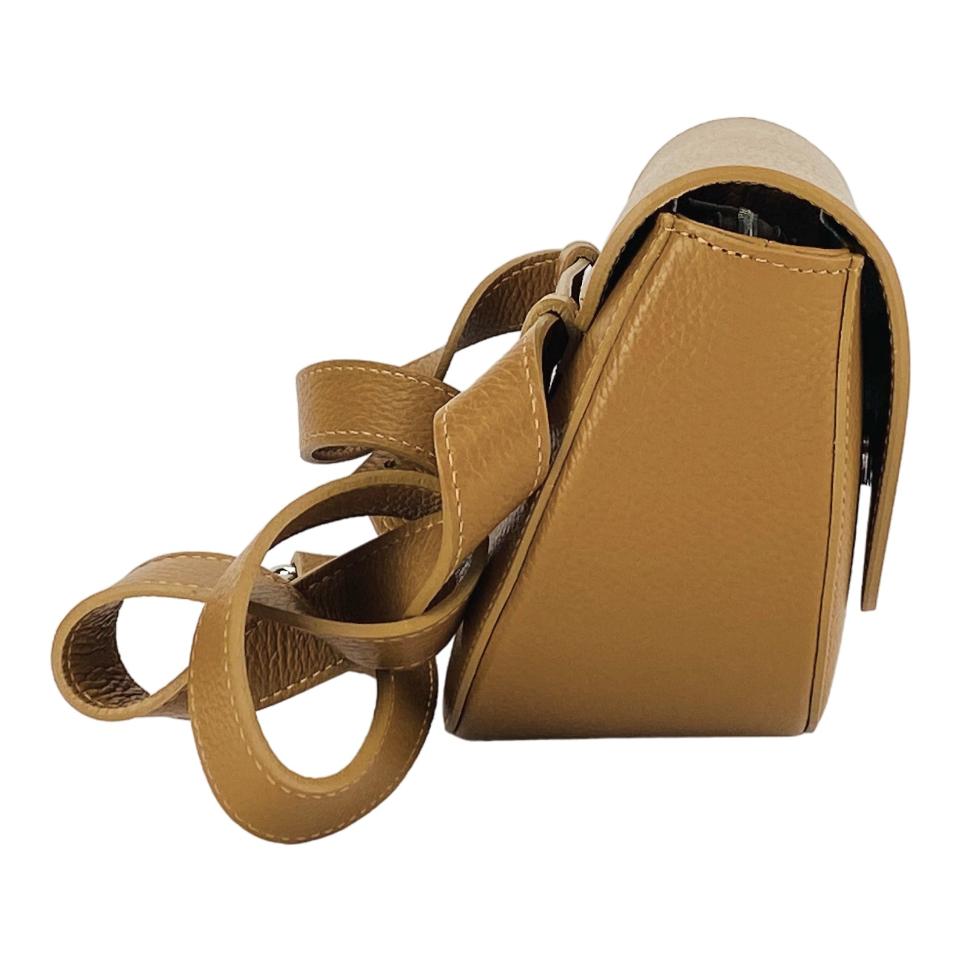 Women’s Rounded Crossbody Bag – Made in Italy