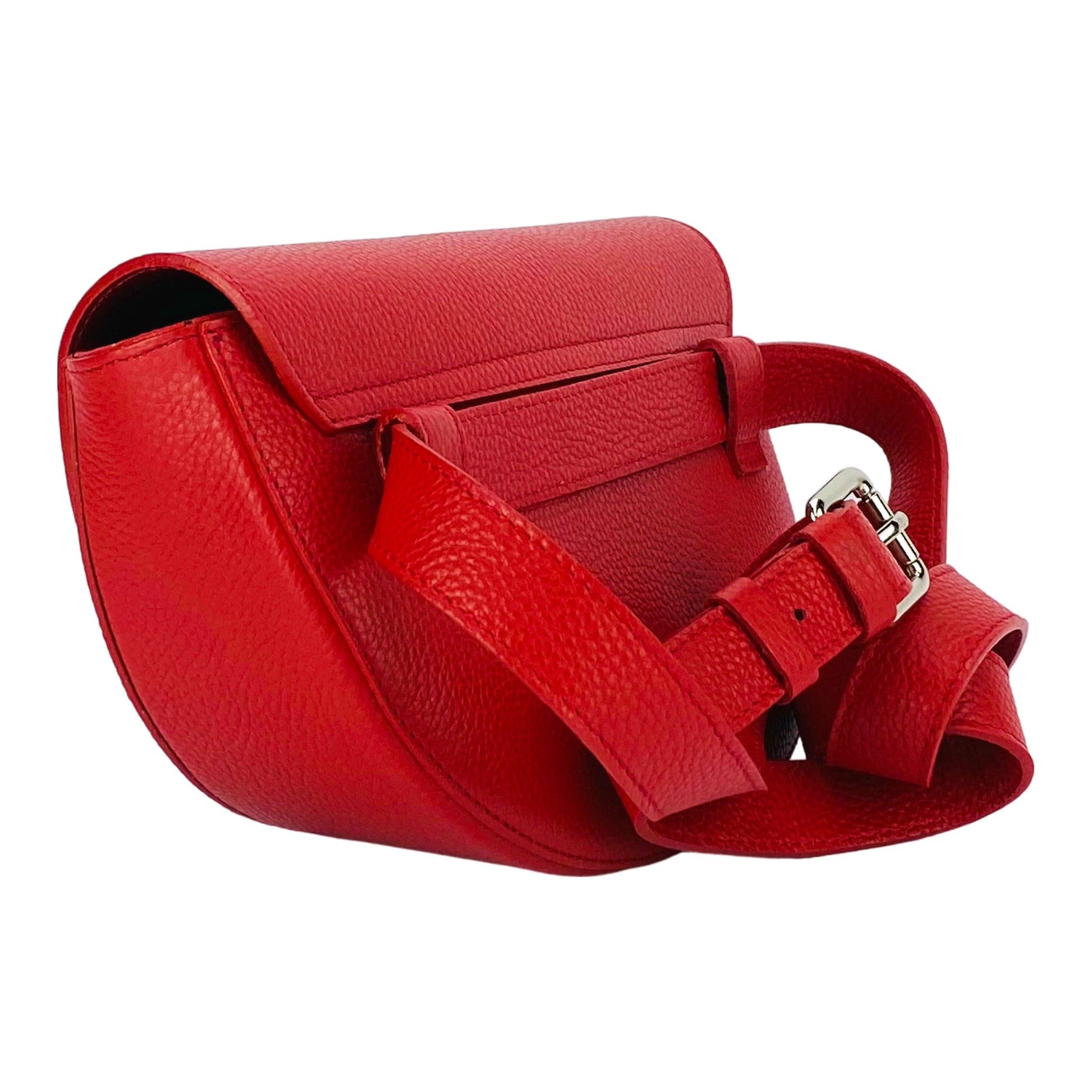Women’s Rounded Crossbody Bag – Made in Italy
