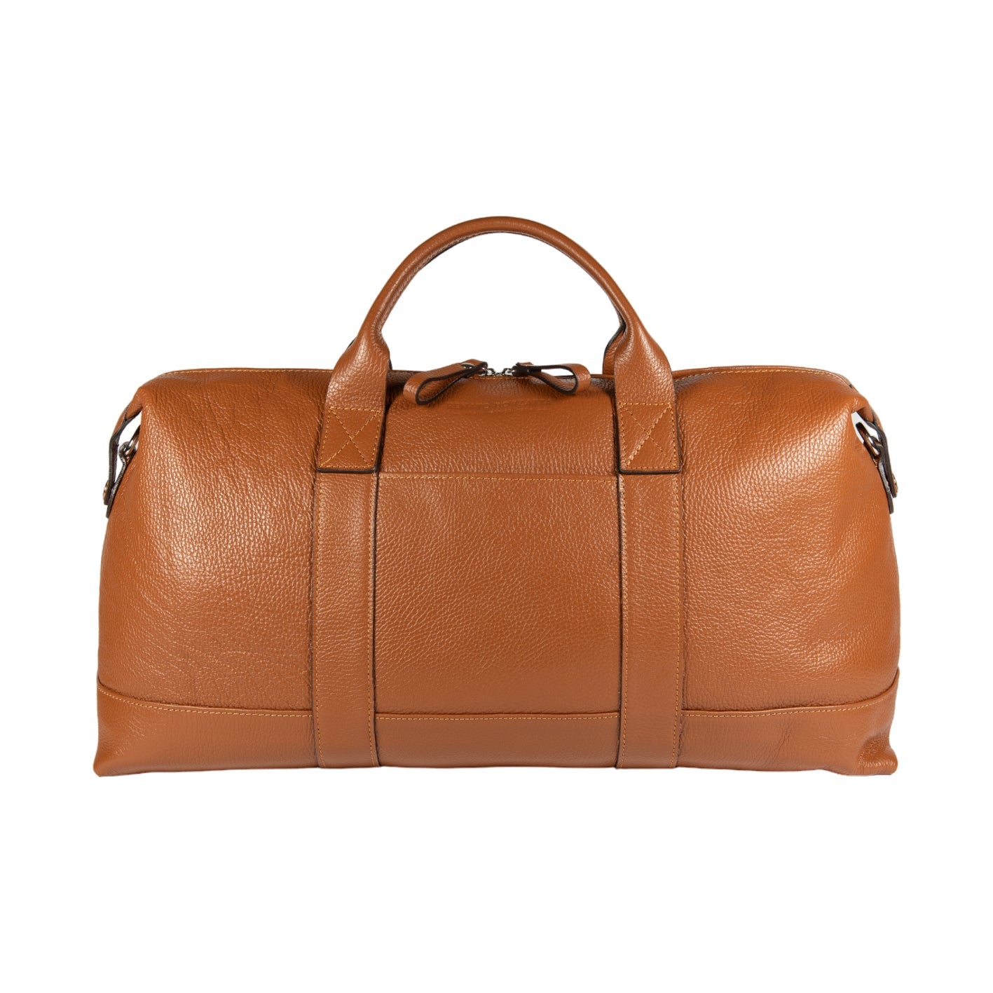 Genuine Leather Travel Bag Made in Italy with Shoulder Strap