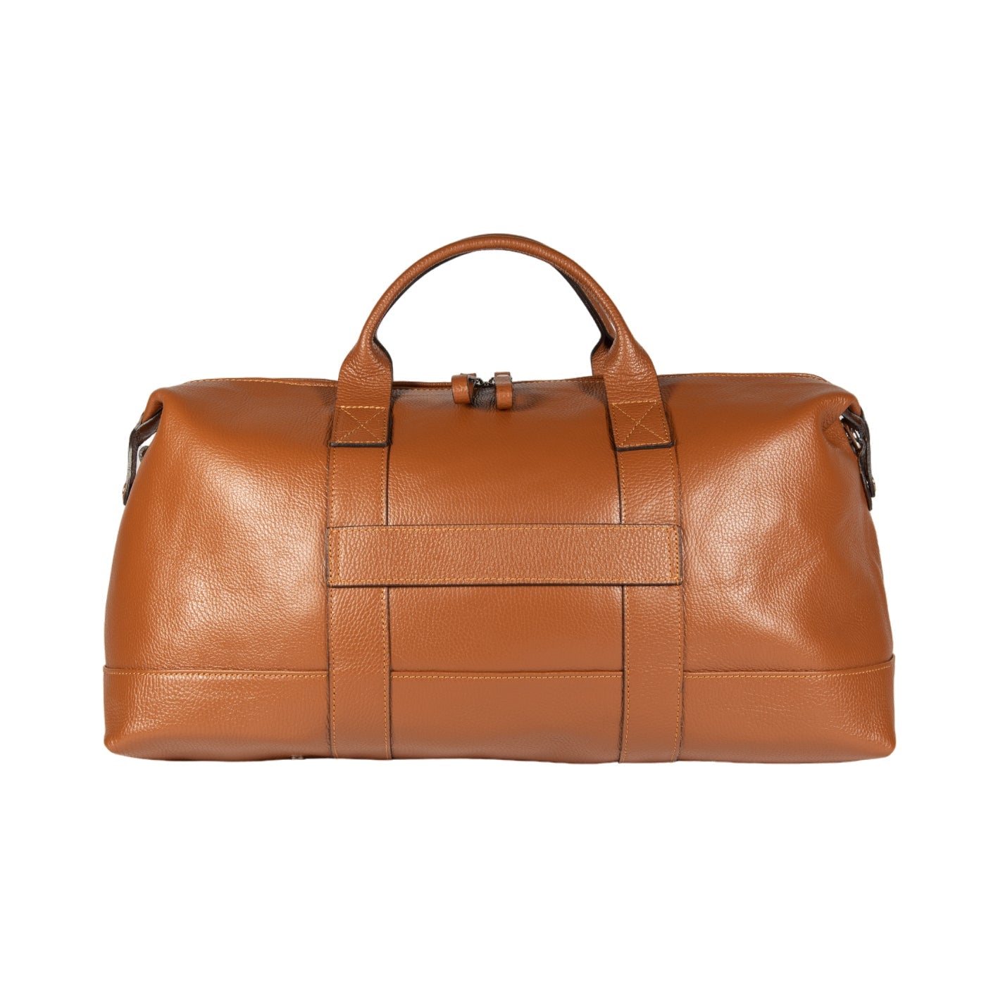 Genuine Leather Travel Bag Made in Italy with Shoulder Strap