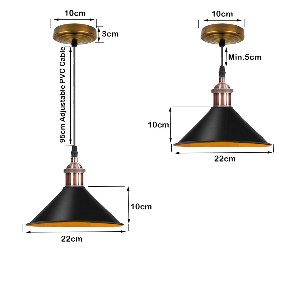 Shop Matte Black Pendant Light UK ~1511