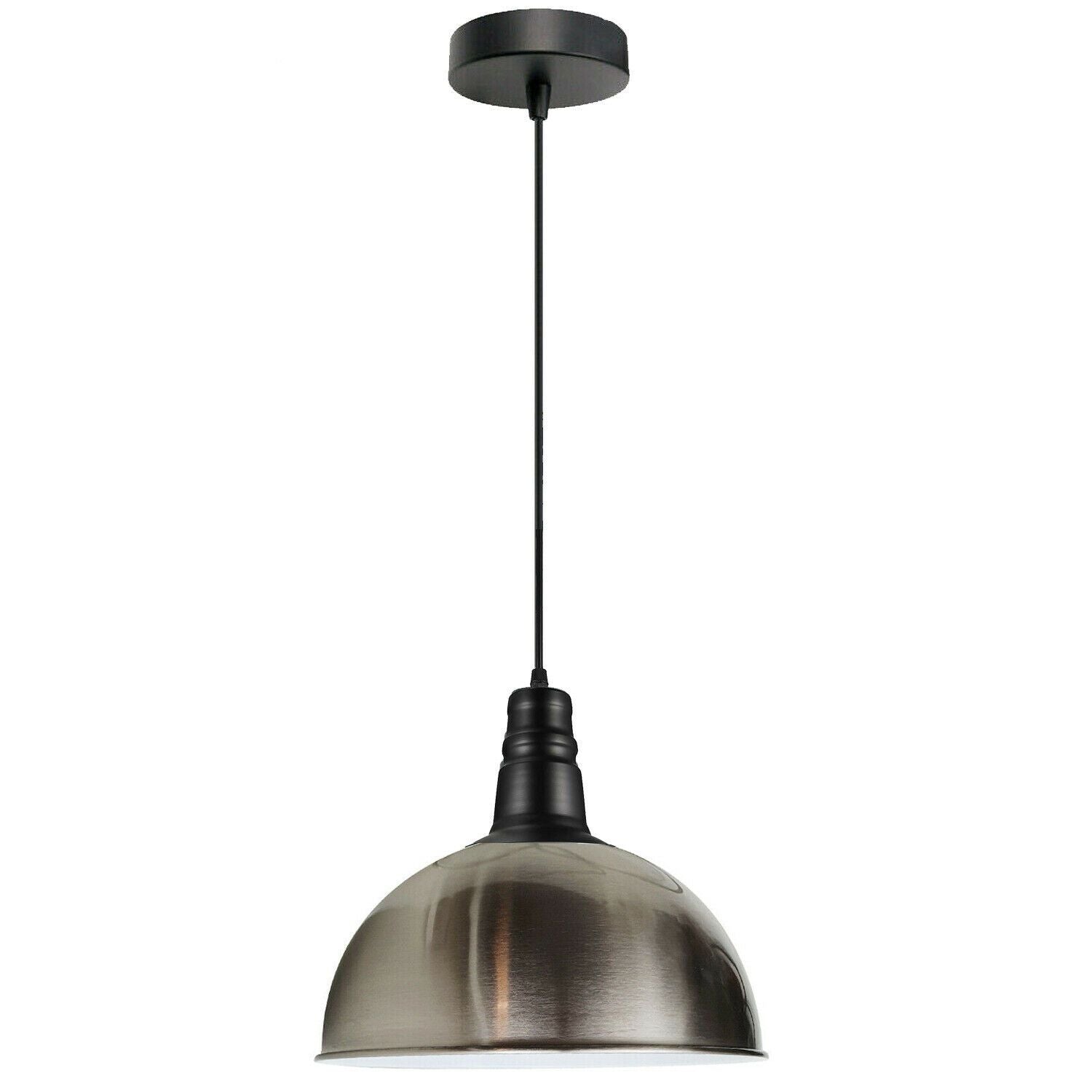 Modern Satin Nickel Pendant Lighting~1975